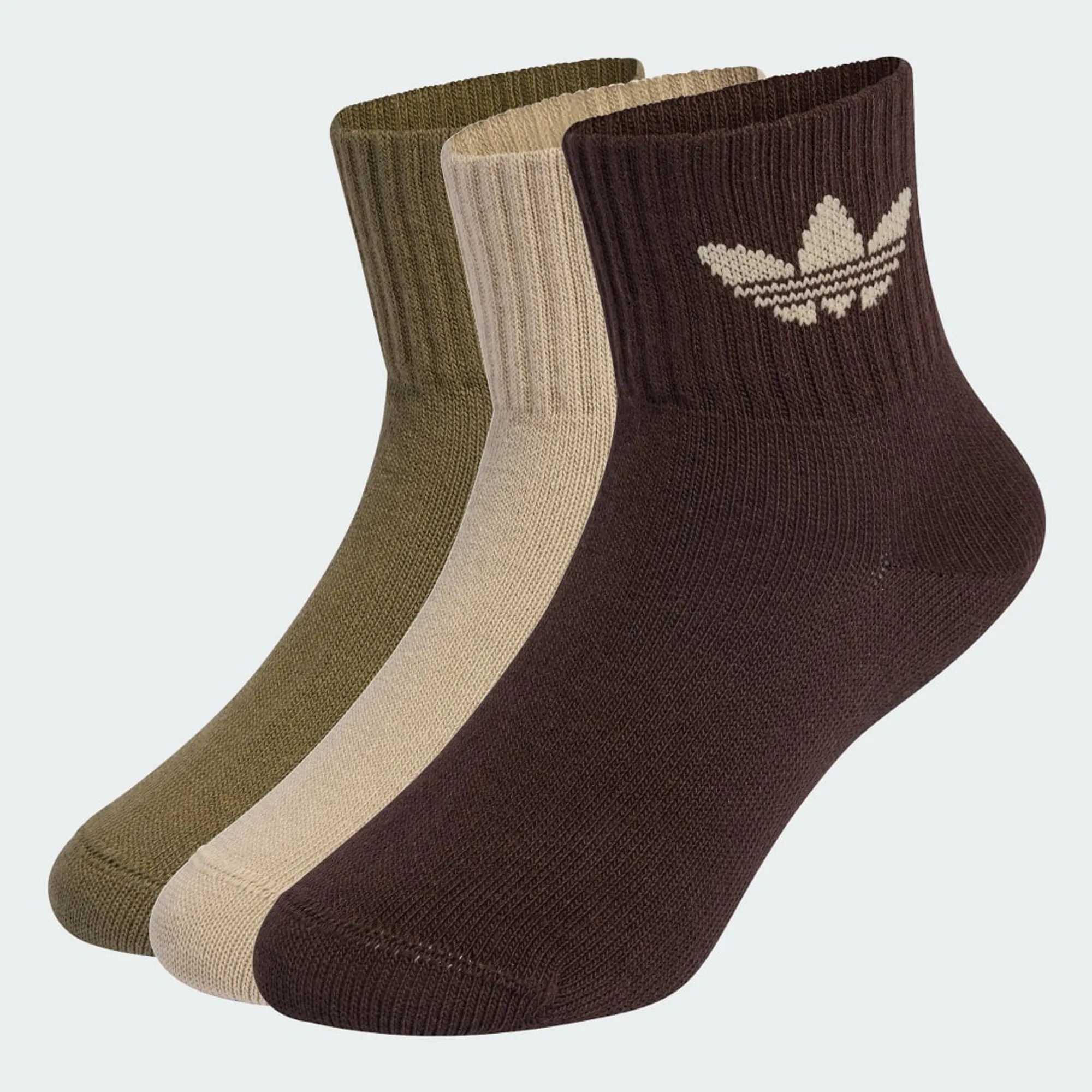 adidas MID ANKLE SOCK 3 PAIR PACK KIDS