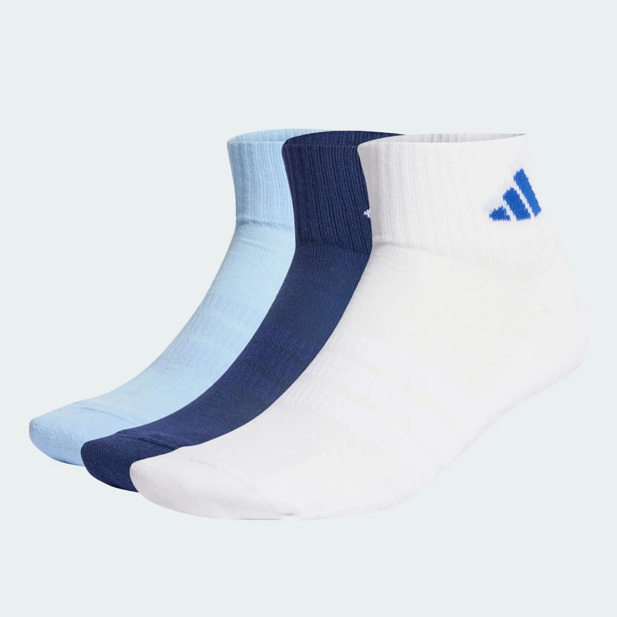 adidas CUSHIONED SPORTSWEAR ANKLE SOCKS 3 PAIR PACK