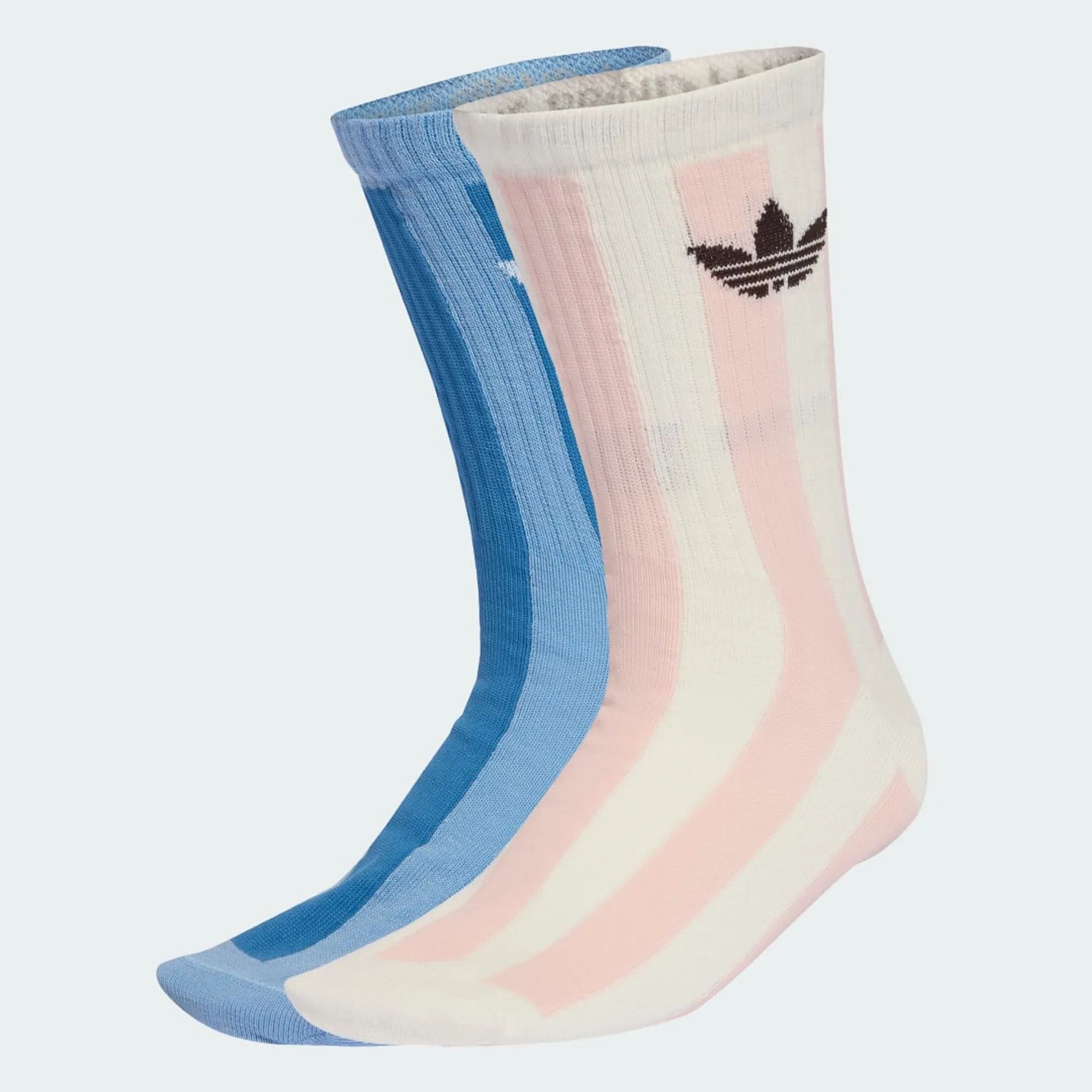 adidas Striped Crew Socks 2 Pairs