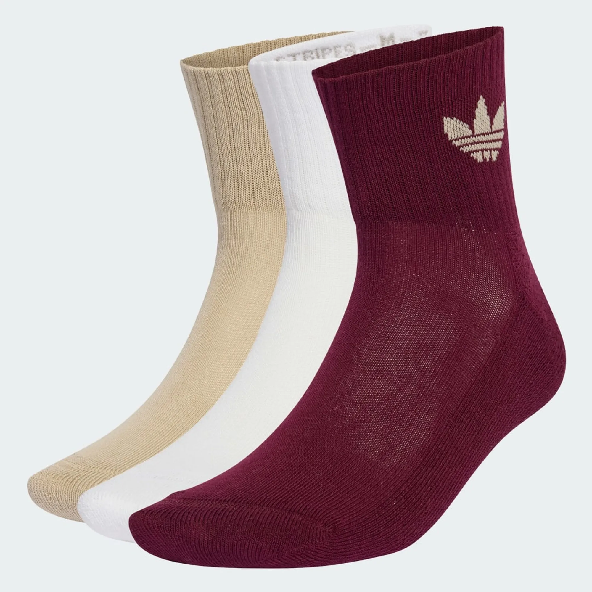 adidas Mid Crew Socks 3 Pairs