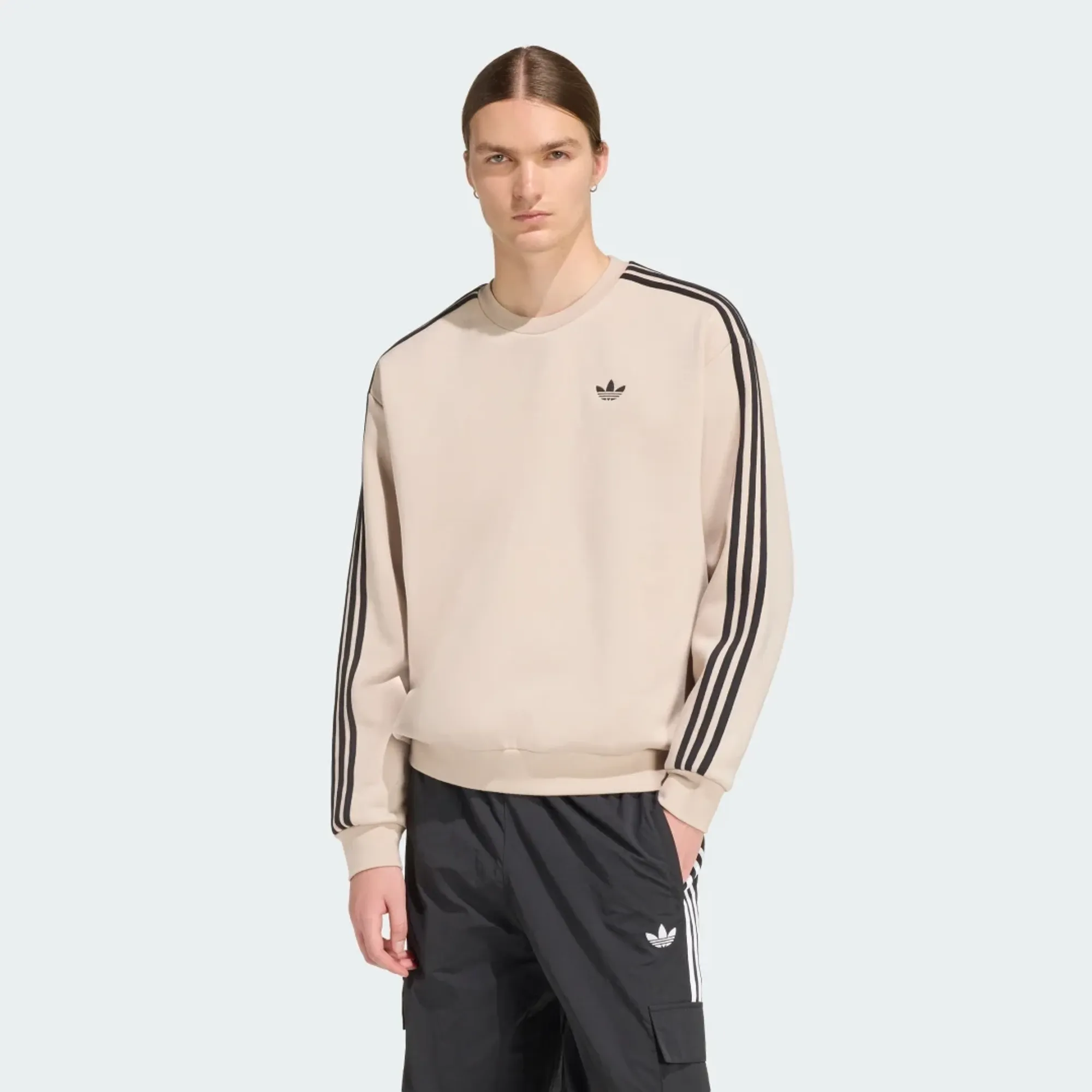 adidas ADICOLOR 3-STRIPES OVERSIZED CREWNECK