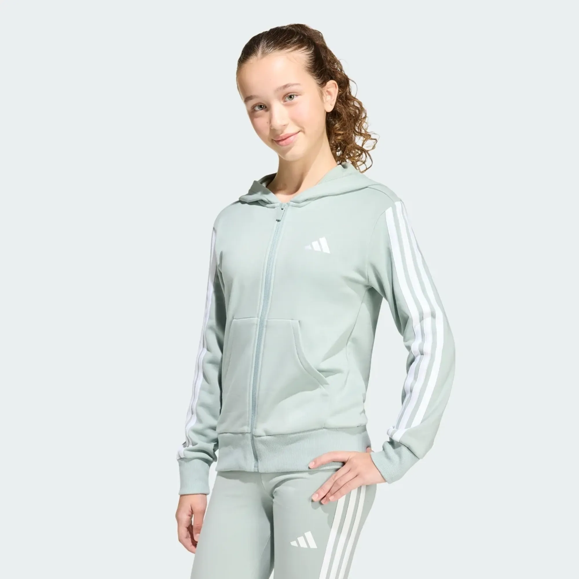 adidas ESSENTIALS FULL ZIP HOODIE