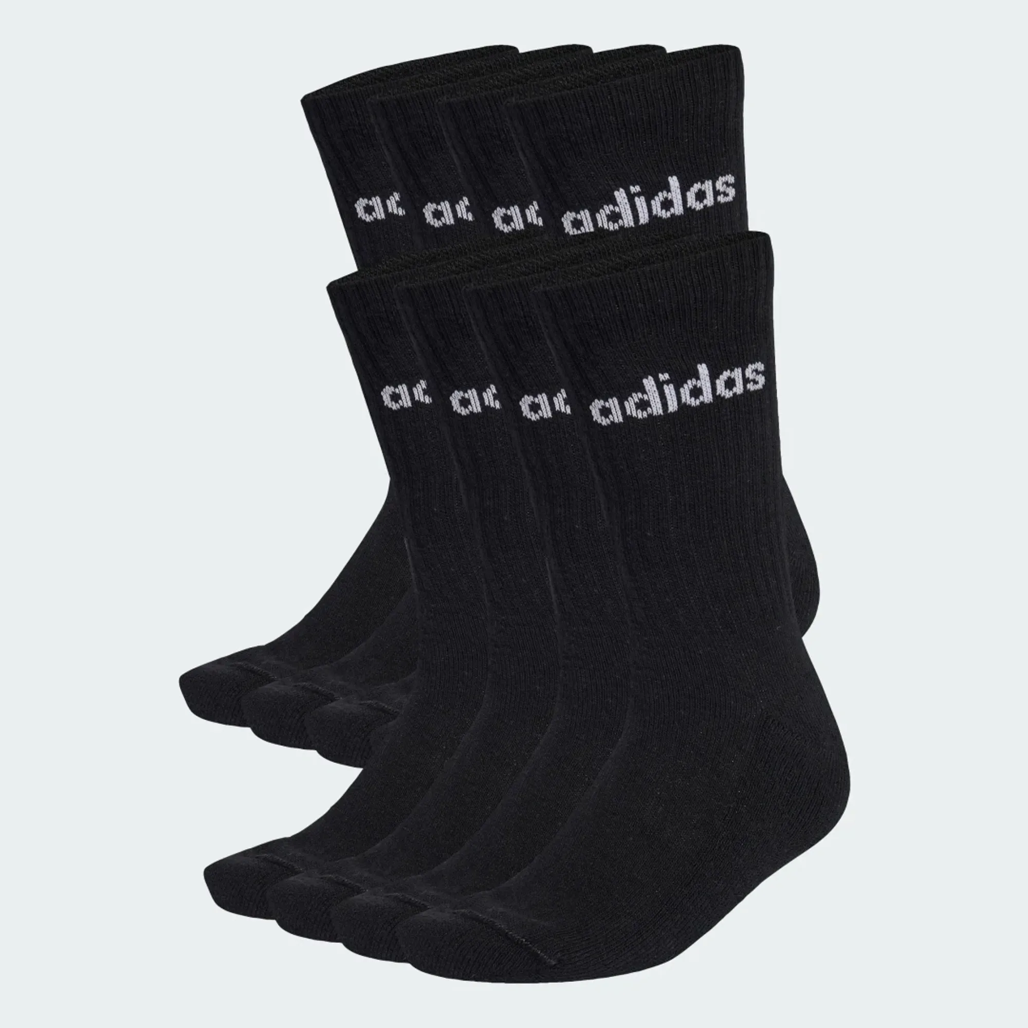 adidas LINEAR CUSHIONED CREW SOCK 10 PAIR PACK