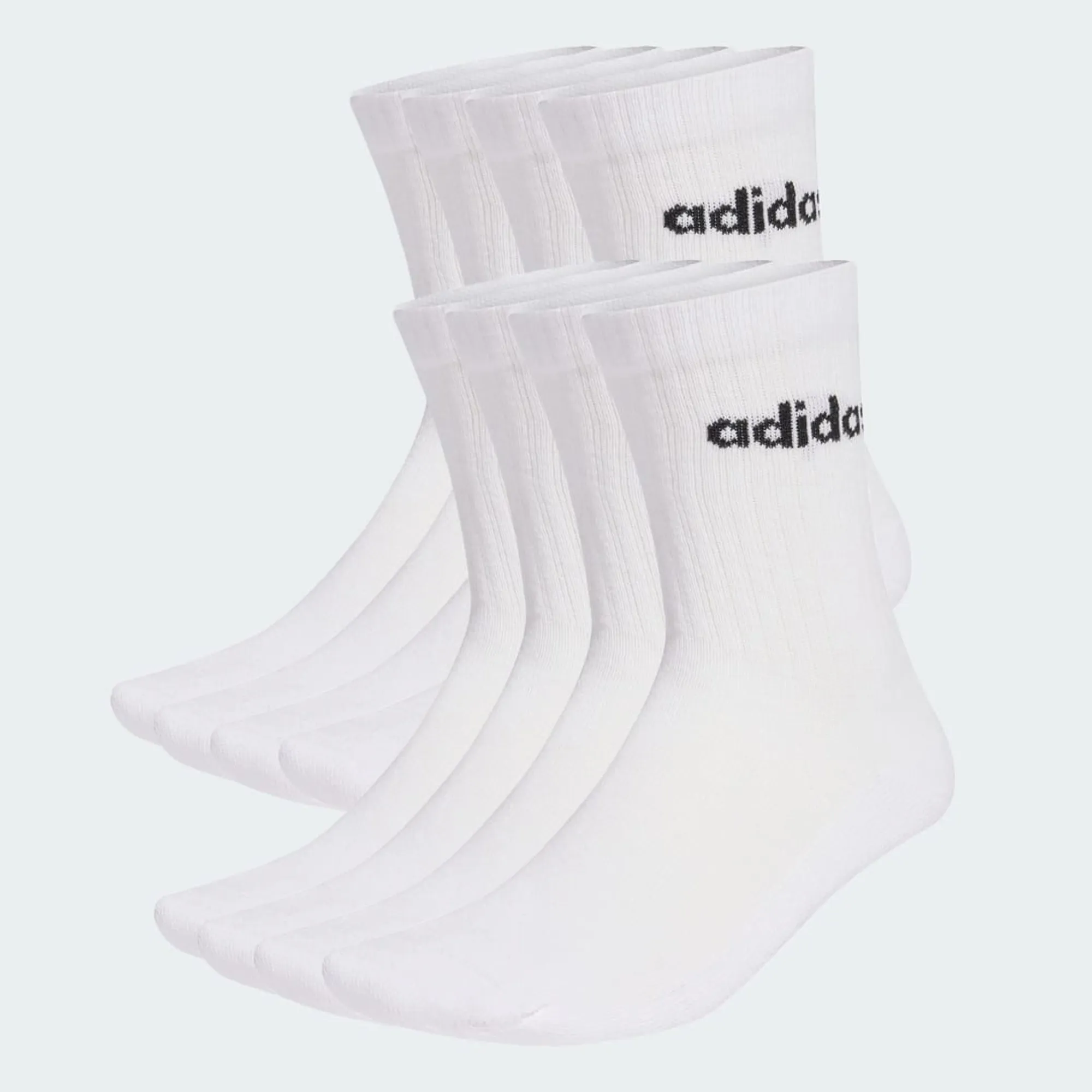 adidas LINEAR CUSHIONED CREW SOCK 10 PAIR PACK