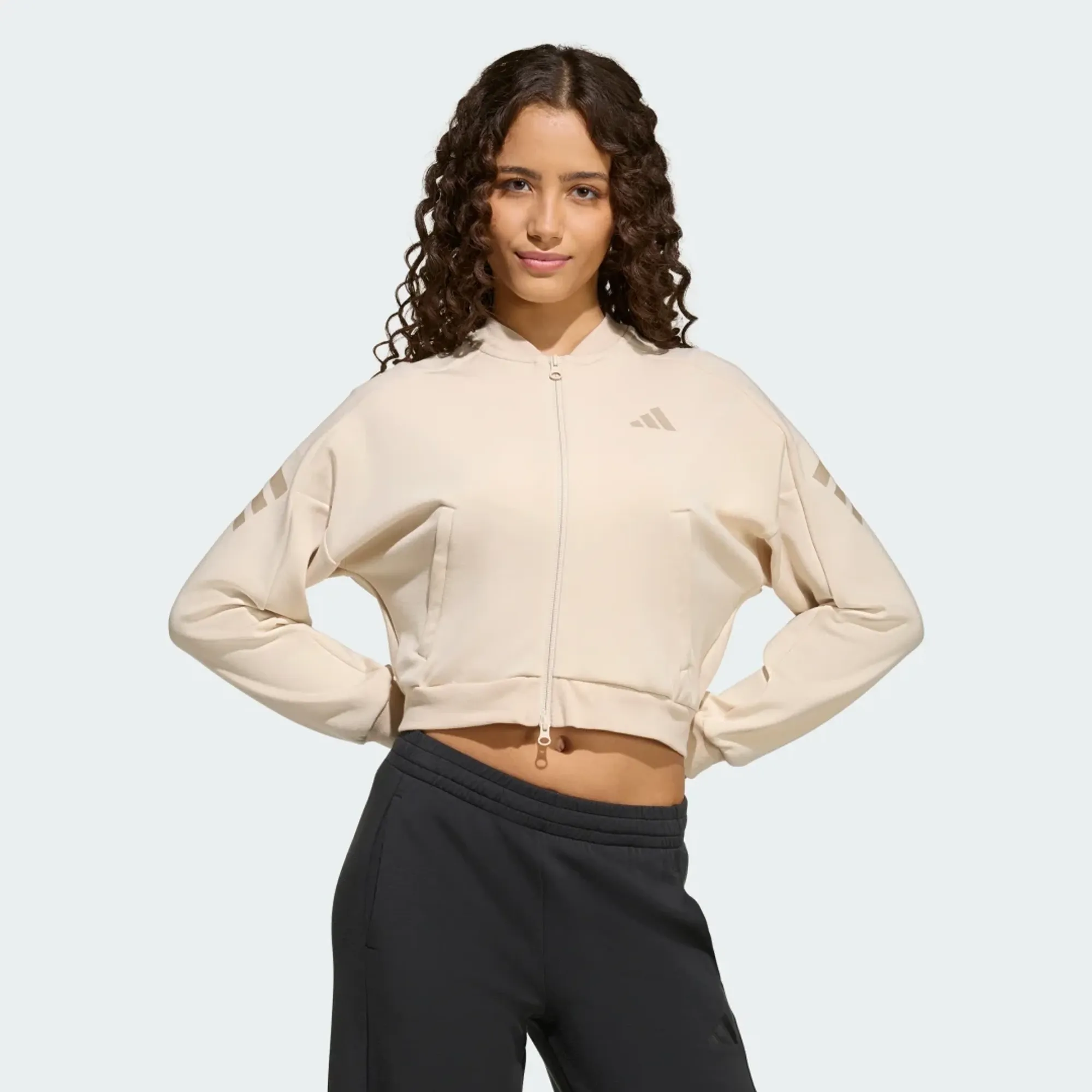 adidas FUTURE ICONS 3 STRIPES FULL ZIP TRACK TOP