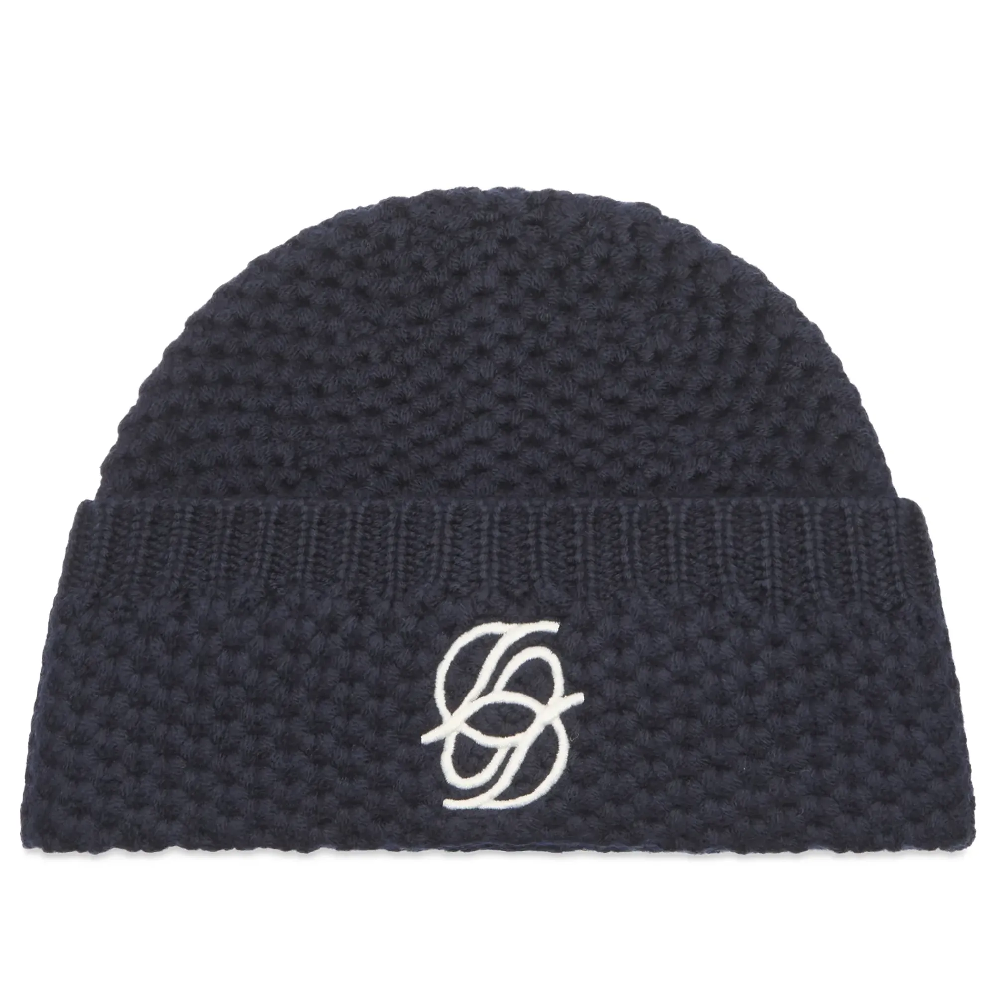 Drole De Monsieur Monogram Beanie Navy