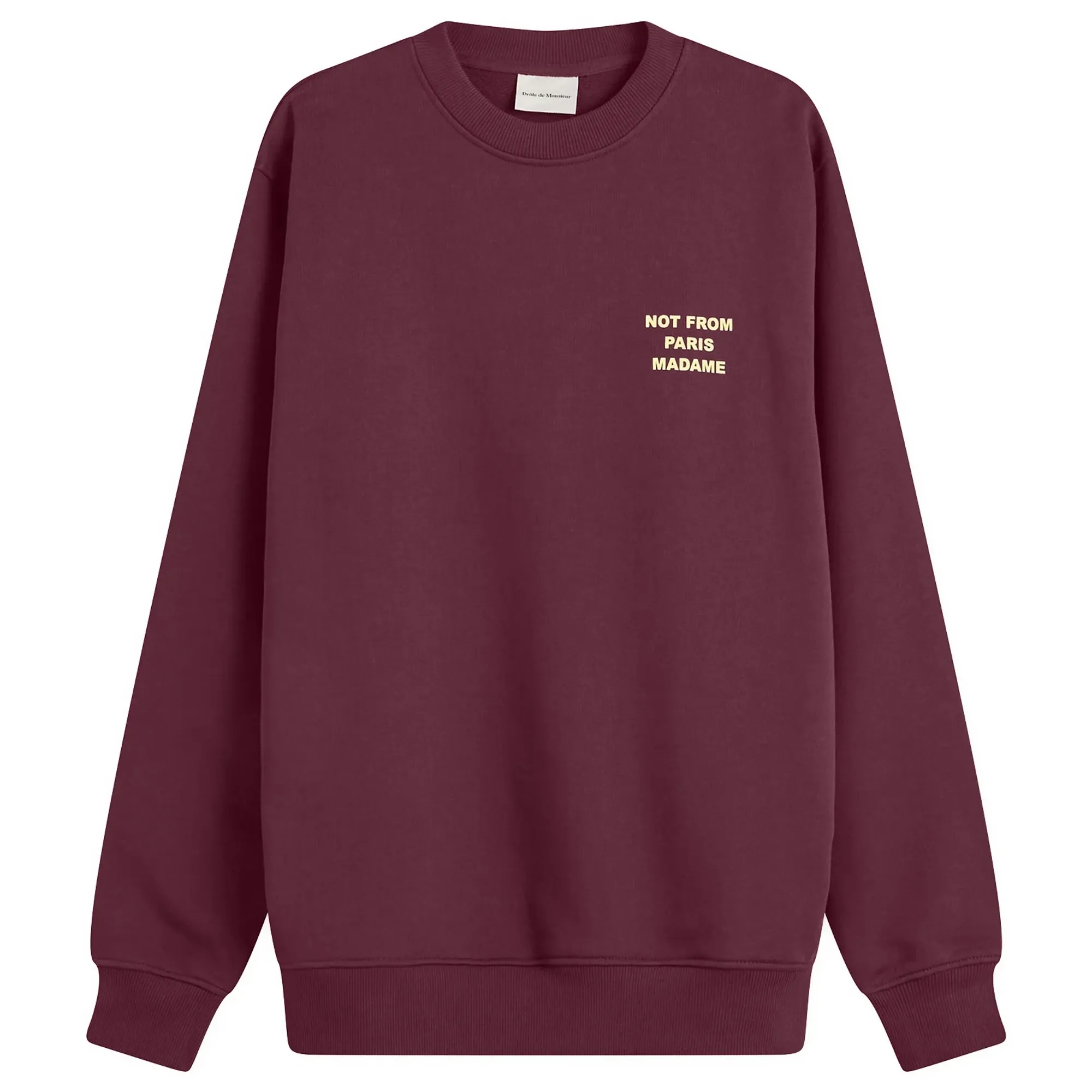 Drole De Monsieur Slogan Sweatshirt Wine
