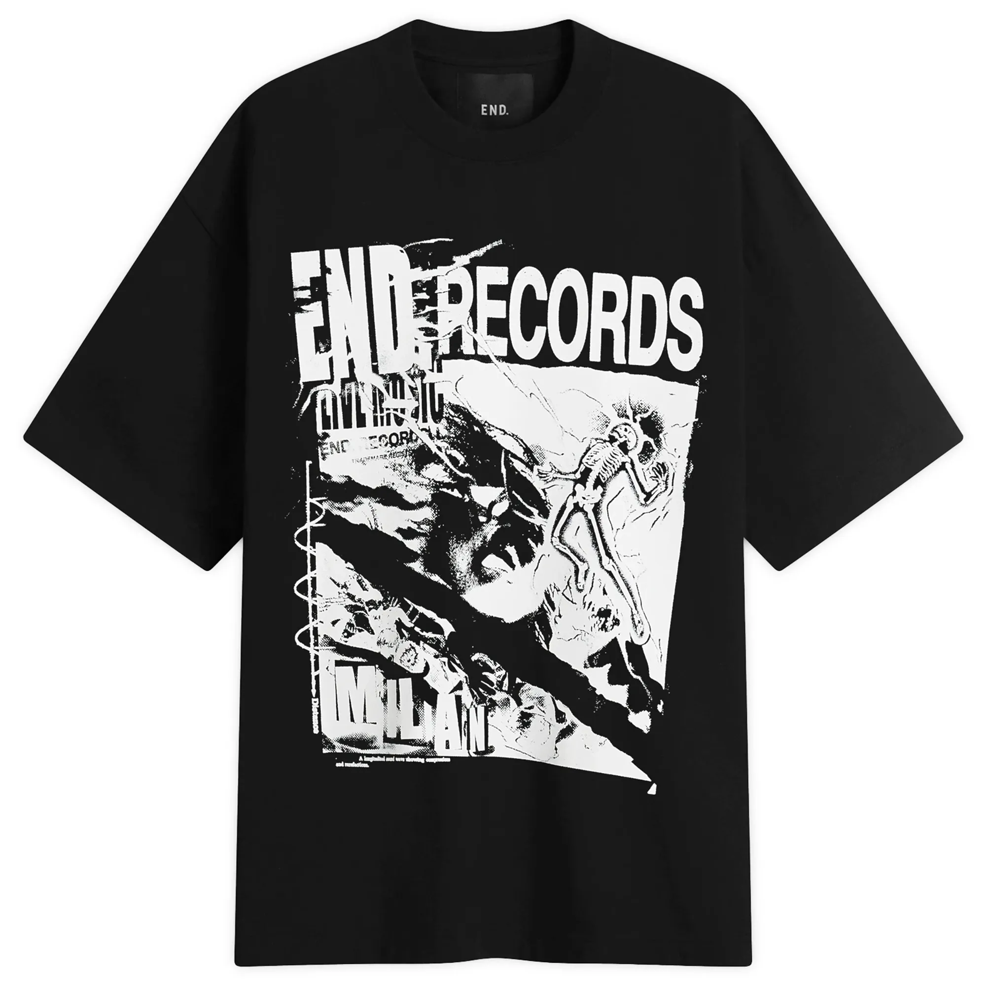 END. Records T-Shirt Black