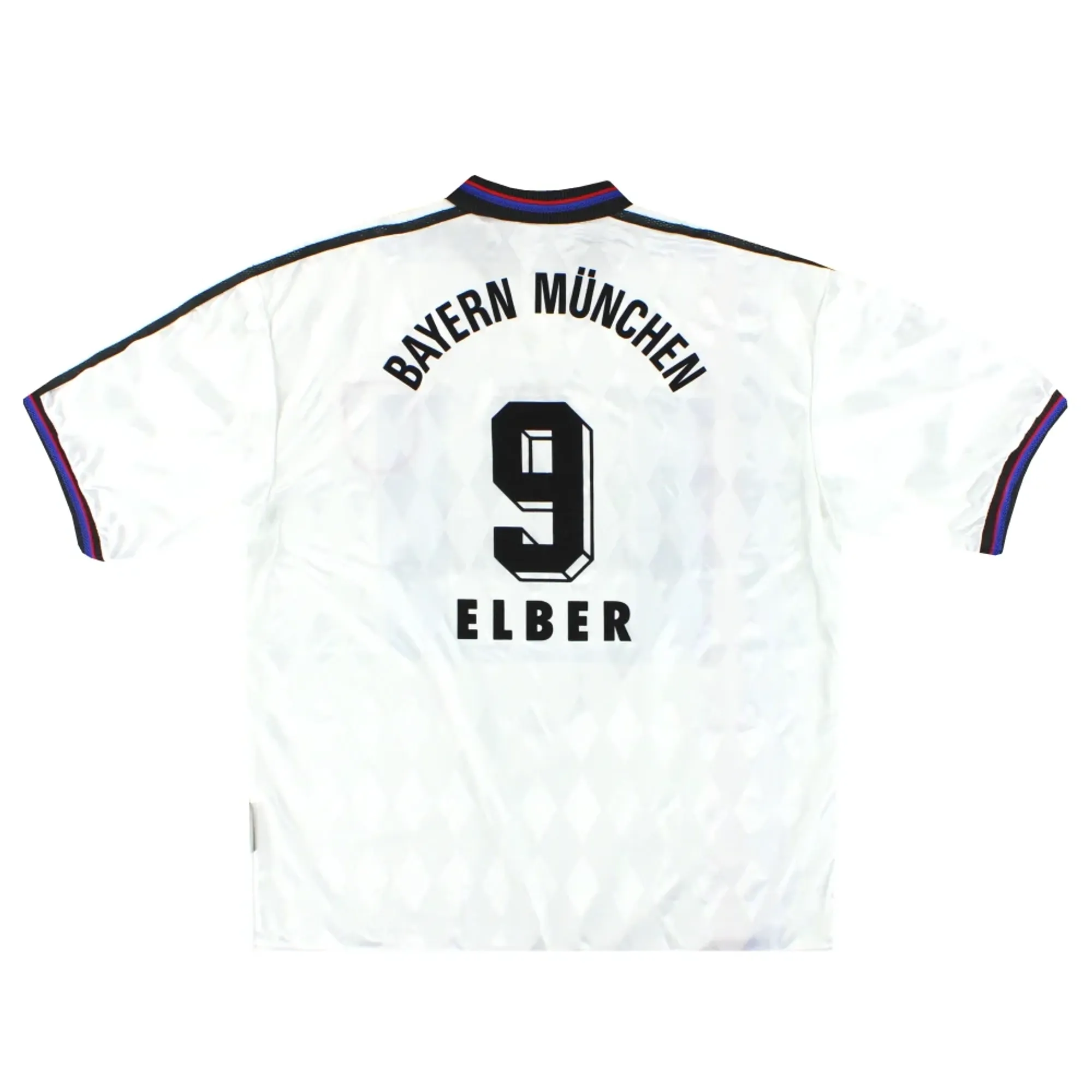 1996-98 Bayern Munich adidas Away Shirt Elber #9 XL - Bayern Munich / Excellent 