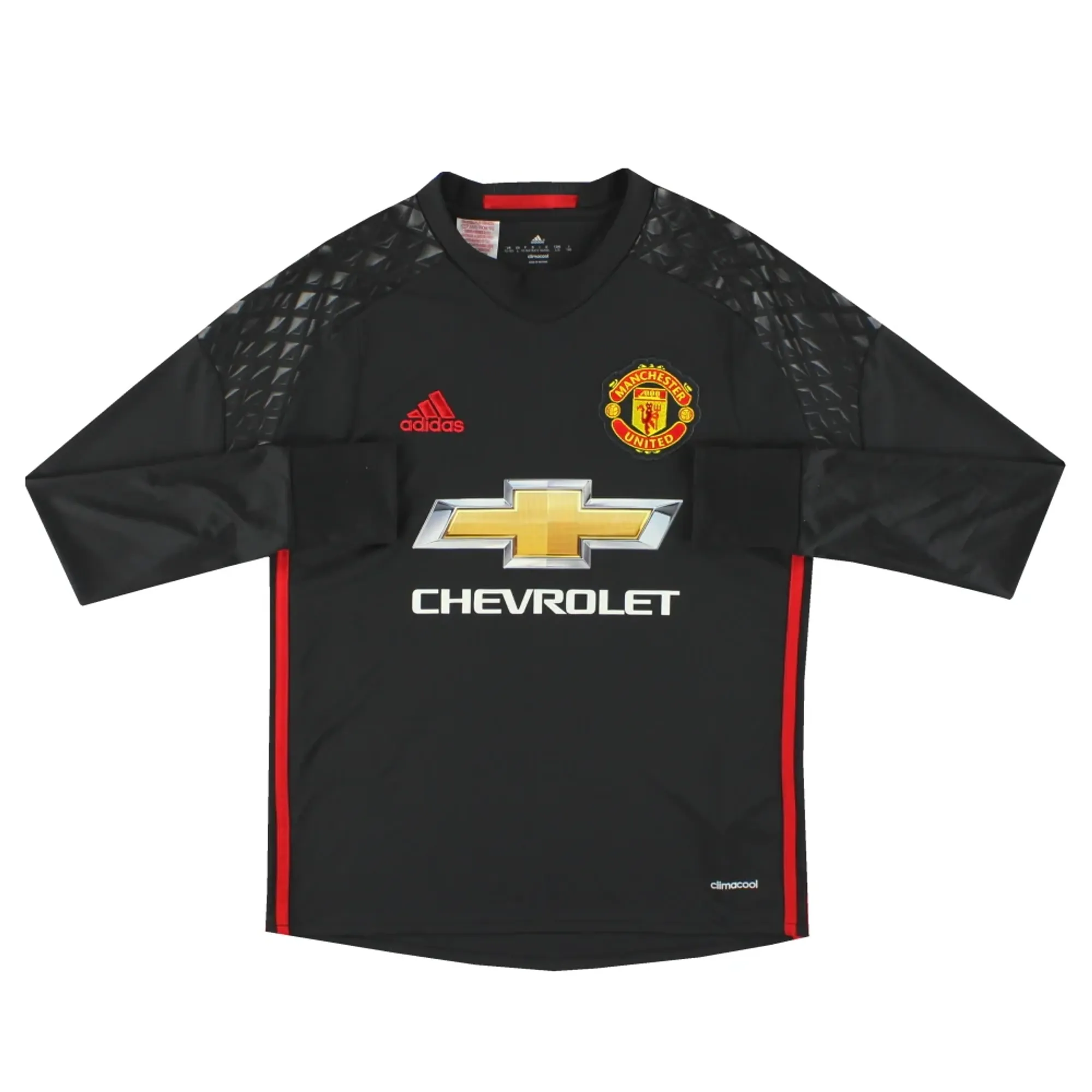 2016-17 Manchester United adidas Goalkeeper Shirt *Mint* L.Boys - Manchester United / Mint 