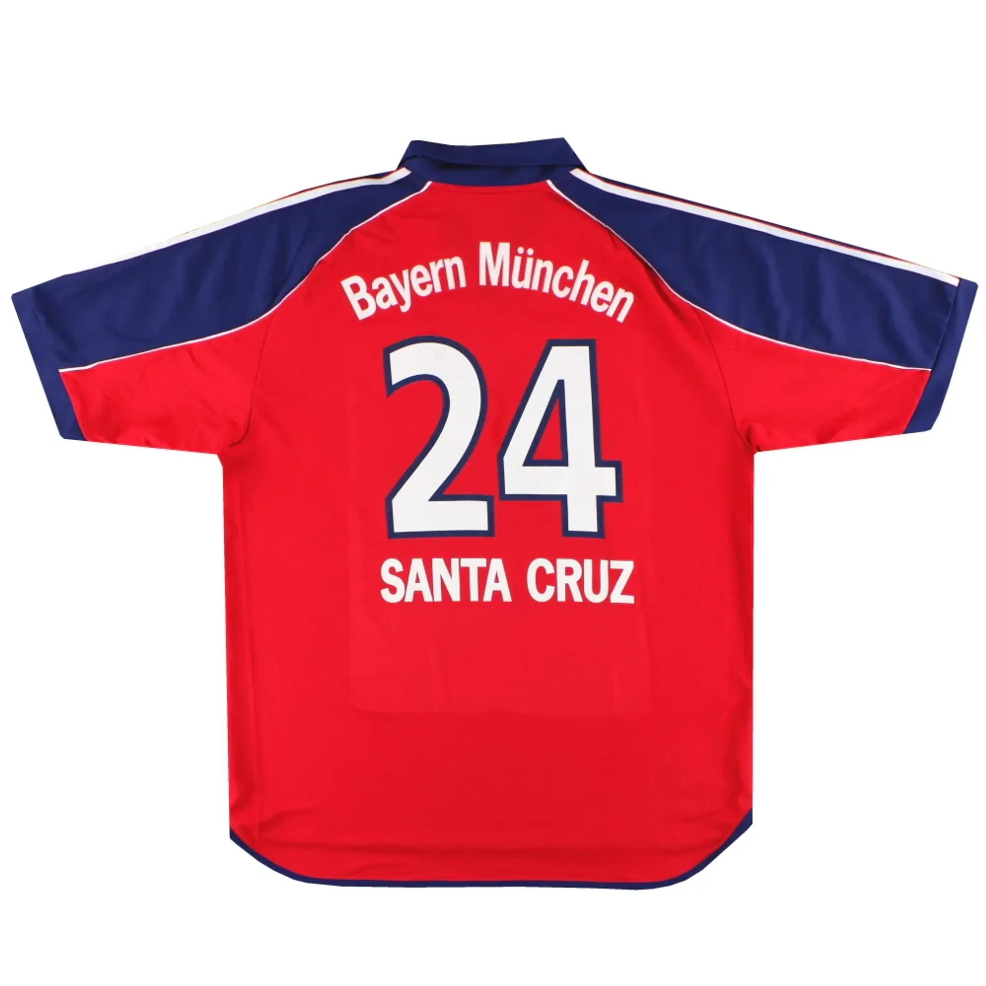 1999-01 Bayern Munich adidas Home Shirt Santa Cruz #24 XL - Bayern Munich / Excellent 