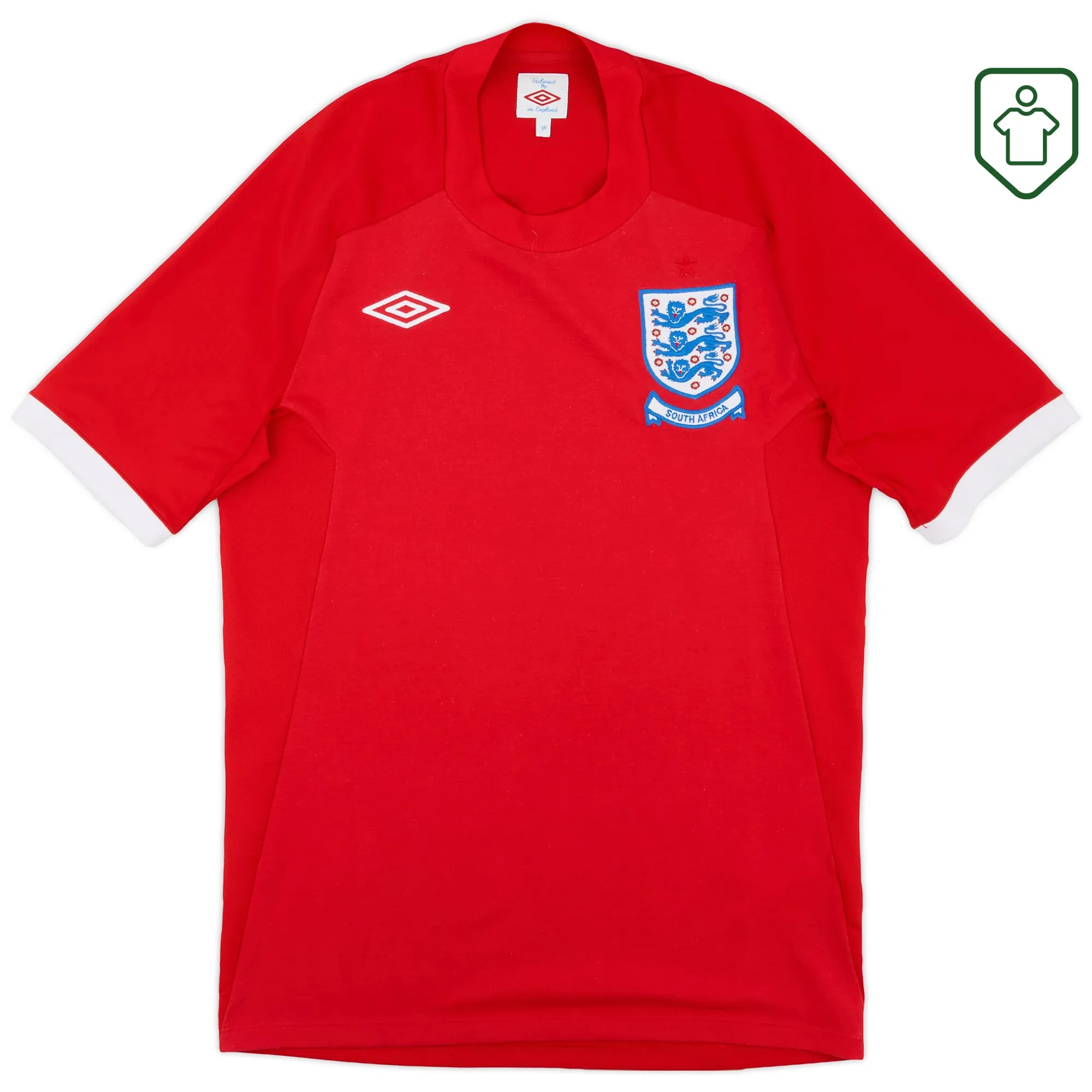 England National Team Umbro 'South Africa' Shirt 2010-11 - Excellent - 8/10