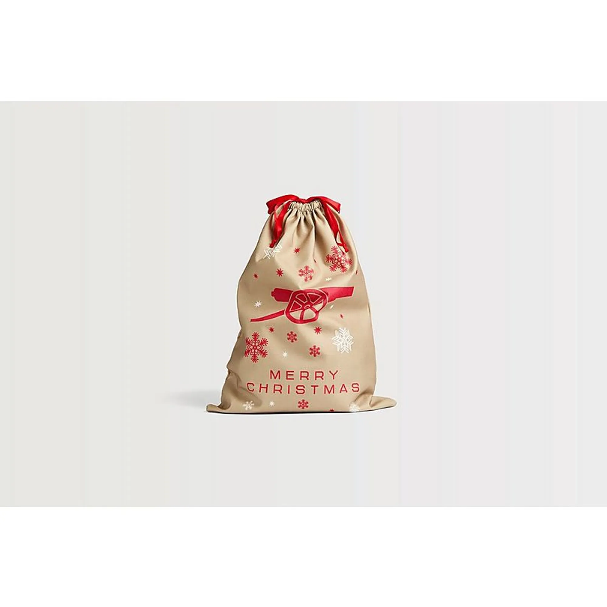 Arsenal Hessian Present Sack, Multicolor