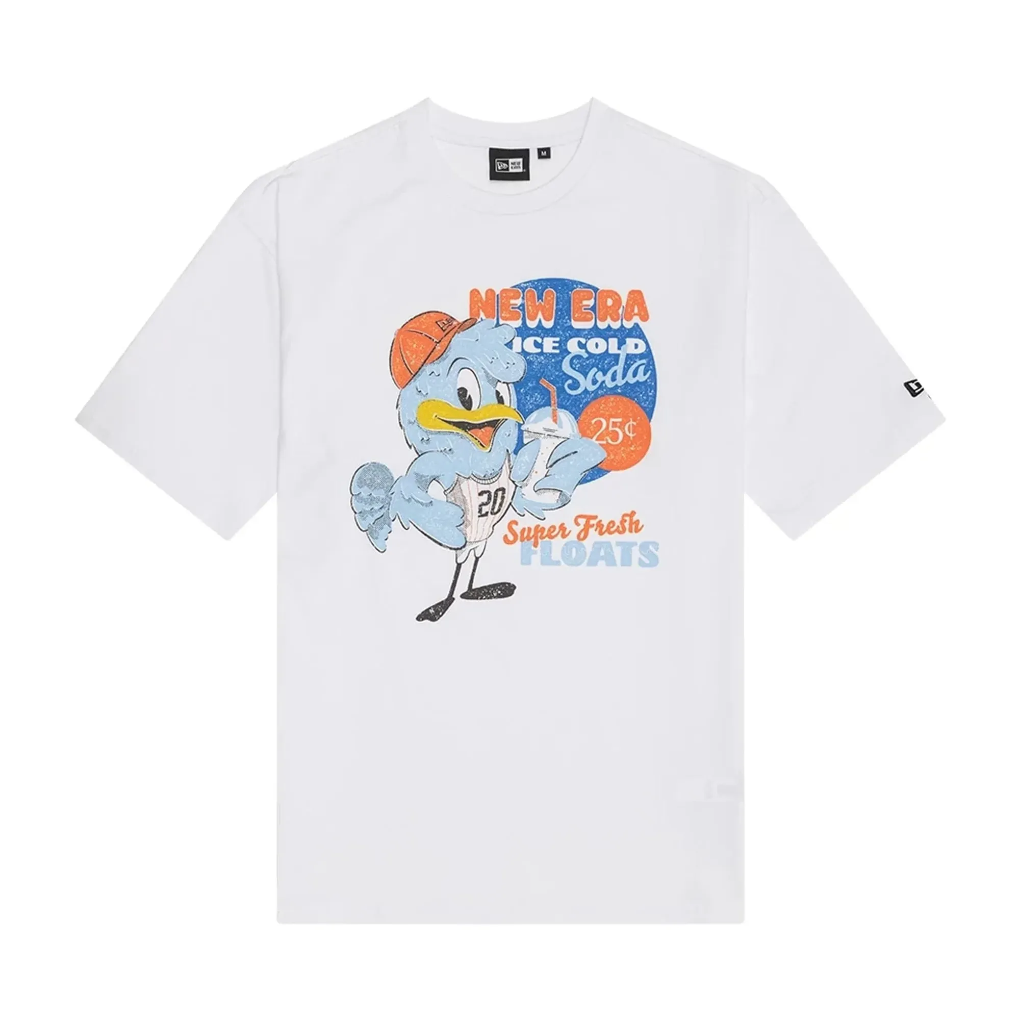 New Era Character Graphic White Oversized T-Shirt adult unisex