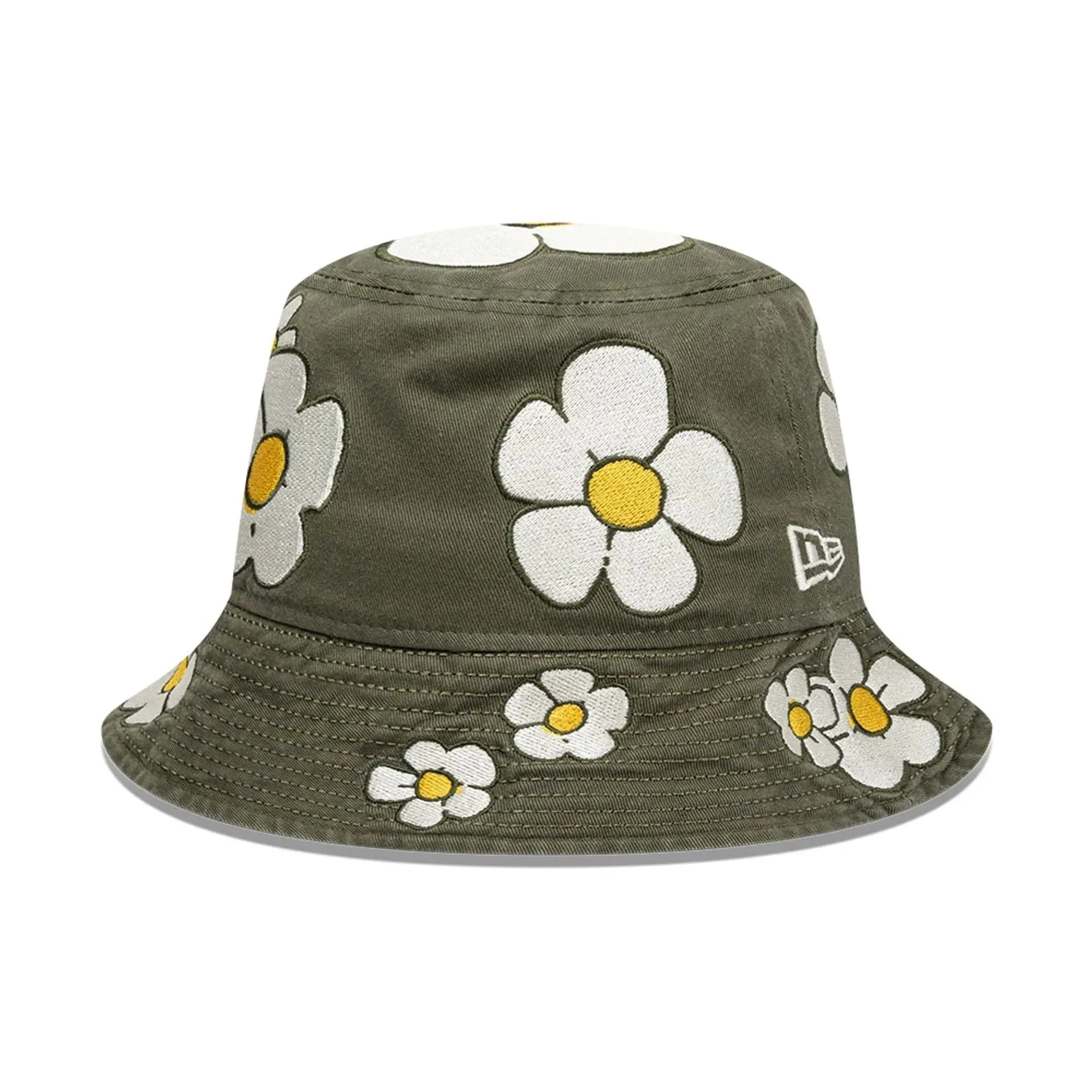 New Era x Rodrigo Roji Flowers Green Bucket Hat adult unisex