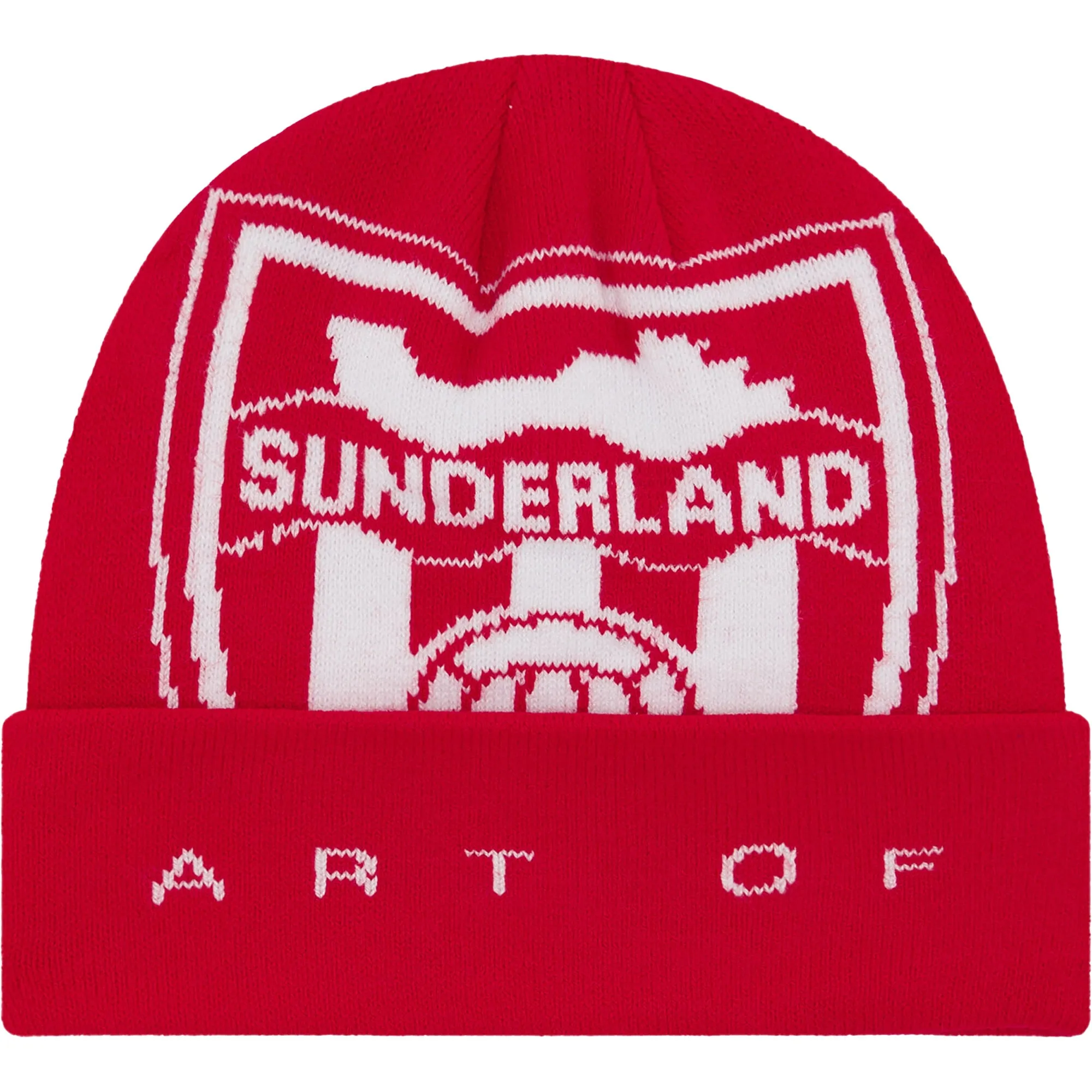 Sunderland x Art of Football Beanie Hat - Red - Unisex
