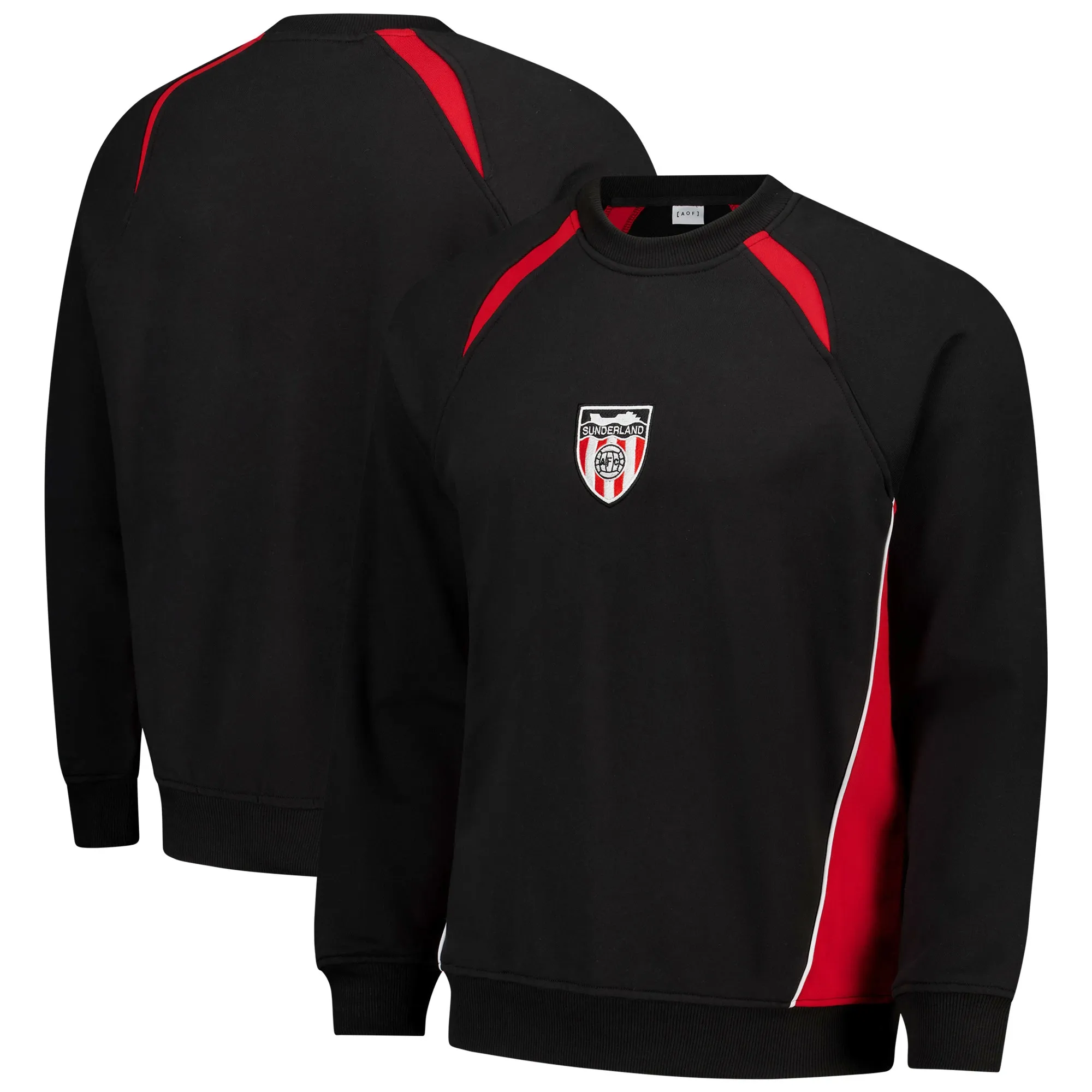Sunderland x Art of Football 90's Panelled Sweat - Black - Unisex