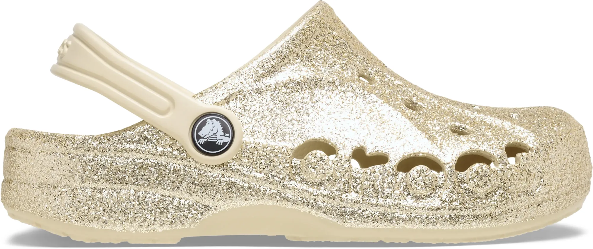 Crocs | Kids | Baya Glitter | Clogs | Winter White | C11