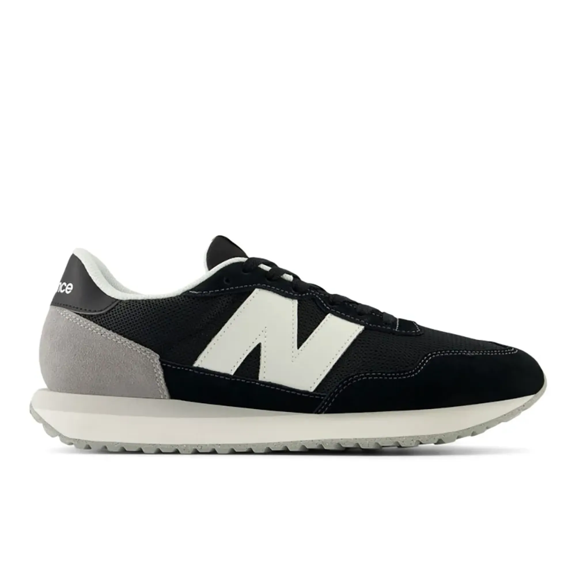 New Balance Men's 237 in Black/White Leather