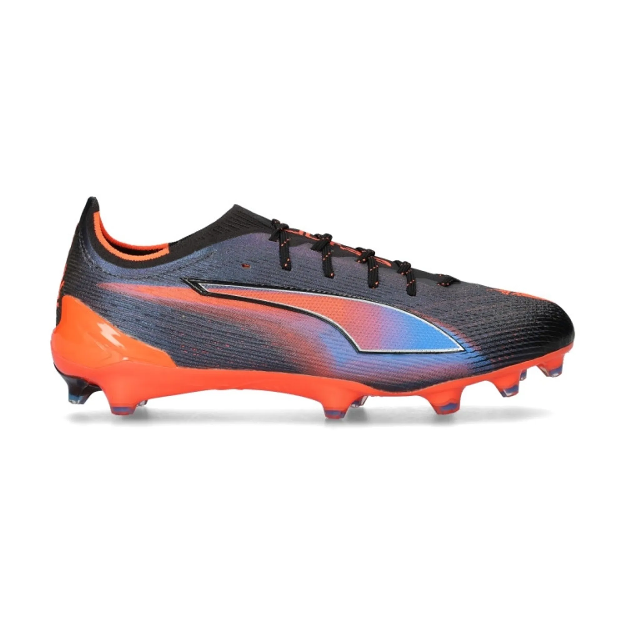 PUMA Ultra 6 Ultimate Relentless FG Football Boots Unisex, Black/Glowing Red, size 10