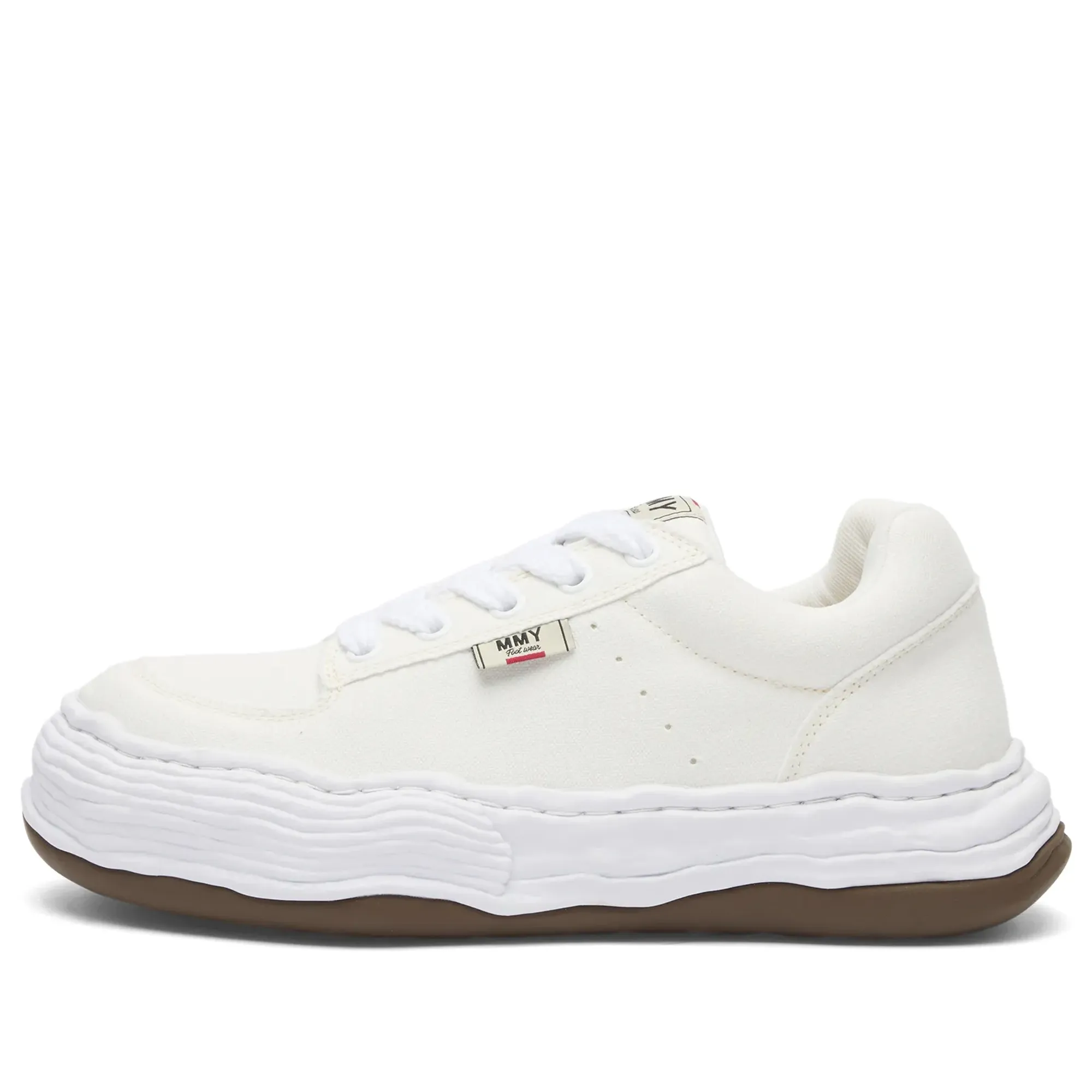 Maison MIHARA YASUHIRO Men's Oliver Canvas Low -Top Sneaker White