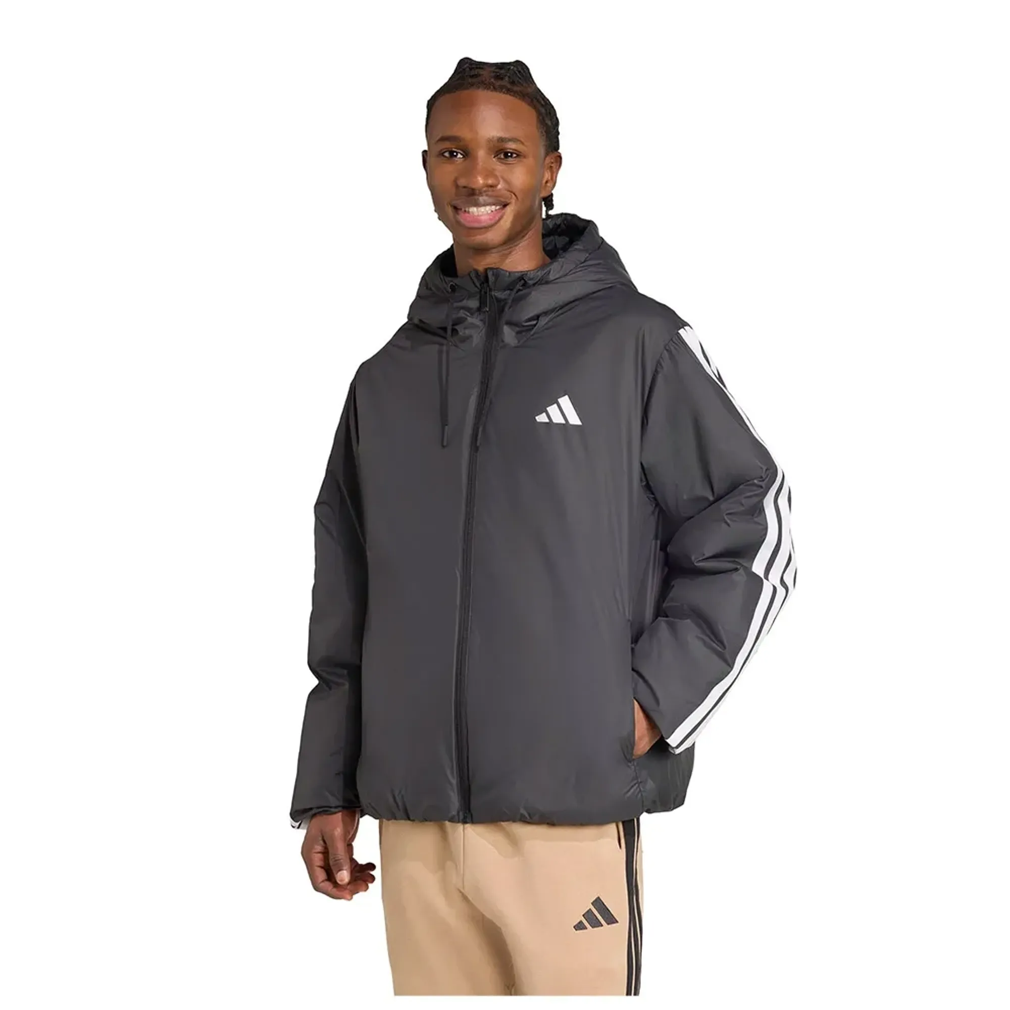 Adidas Essentials Climawarm 3 Stripes Insulated Jacket