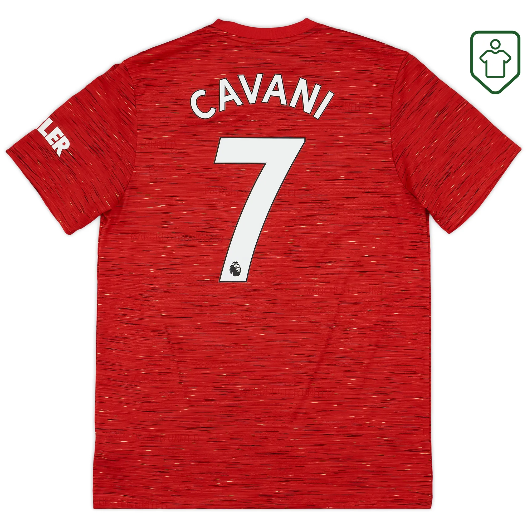 Manchester United adidas Home Shirt 2020-21 Cavani #7 - Excellent - 8/10