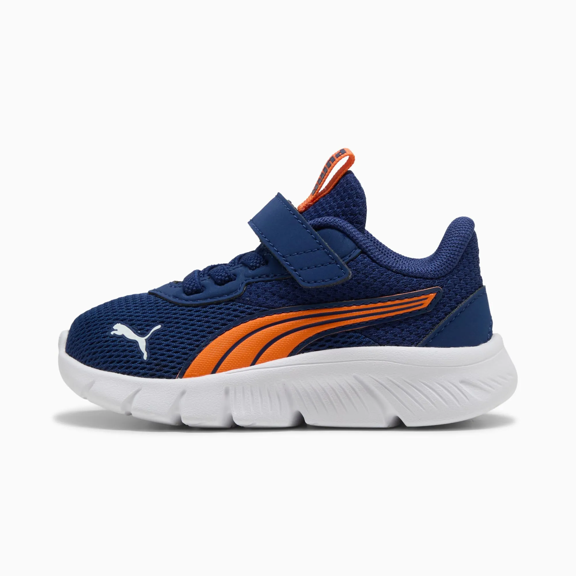 PUMA Flexfocus Modern Sneakers Toddler, Blue Jewel/Rickie Orange/White, size 3