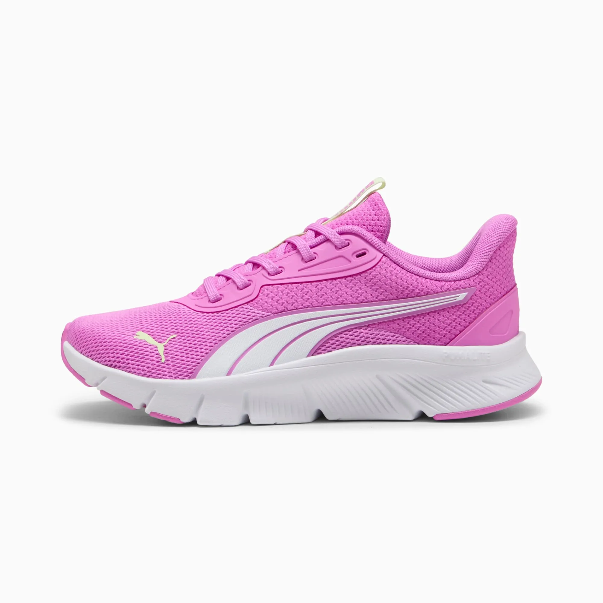 PUMA Flexfocus Lite Modern Running Shoes Youth, Electric Orchid/White, size 3