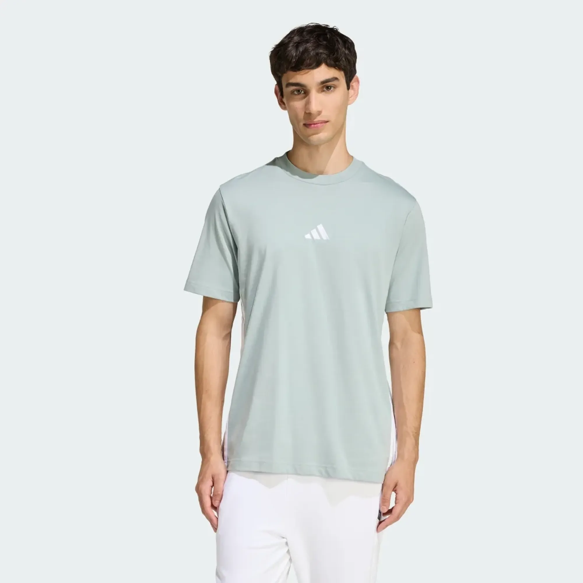 adidas Essentials 3-Stripes Single Jersey T-Shirt