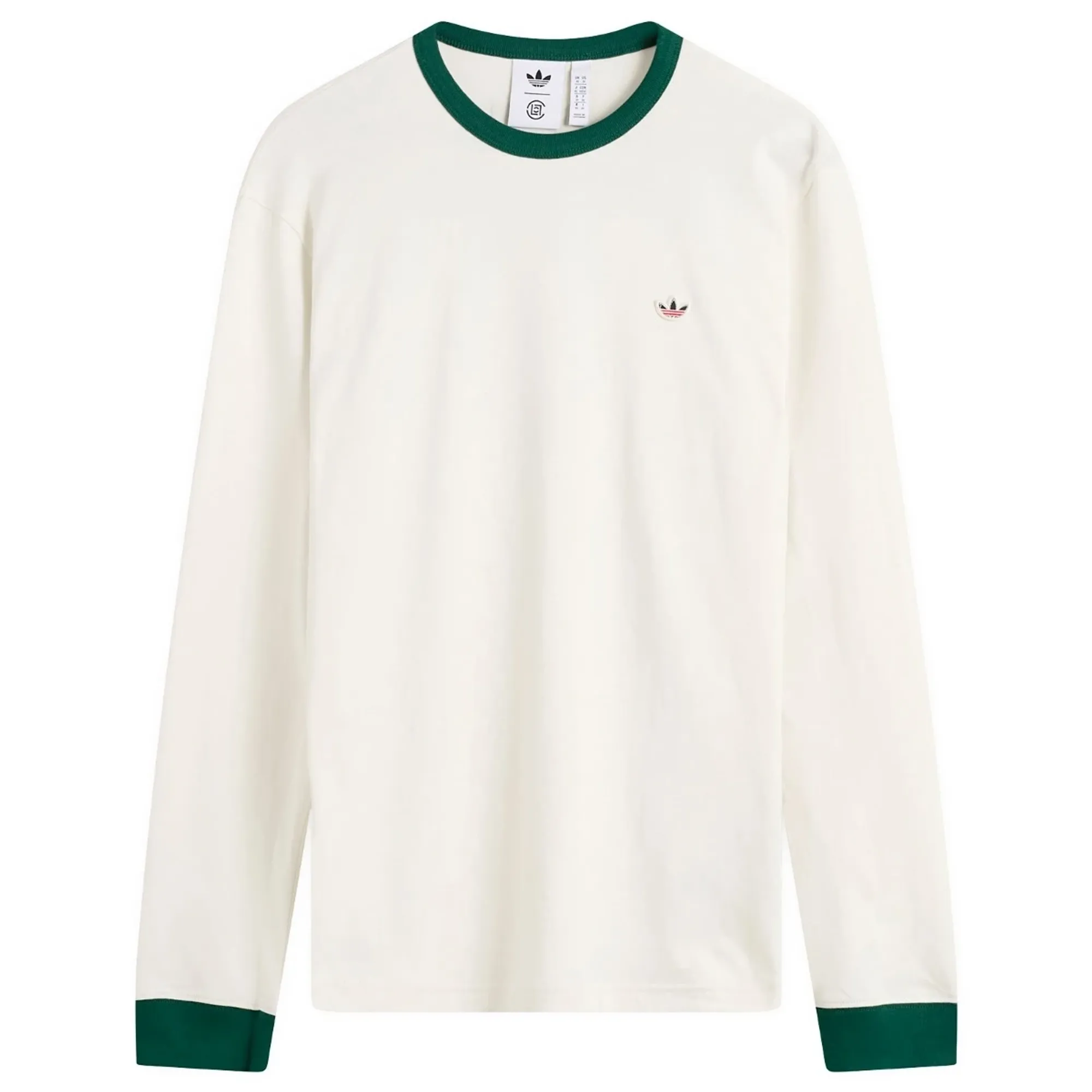 Adidas Men's x CLOT Rib T-Shirt Cream White