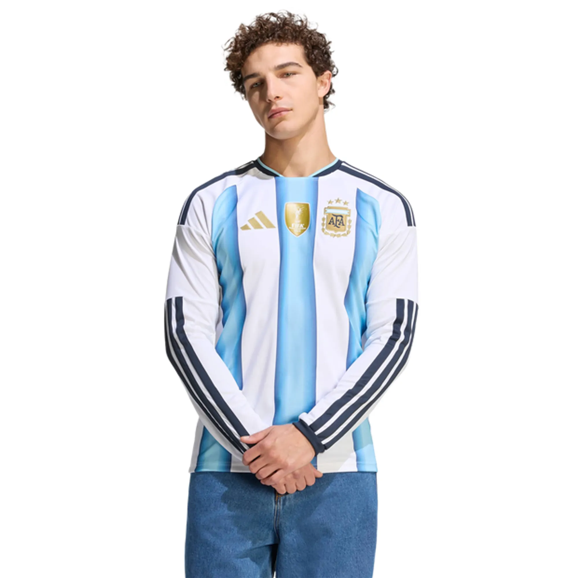 Adidas Argentina 26 Home Replica Jersey Men Jerseys/Replicas - White