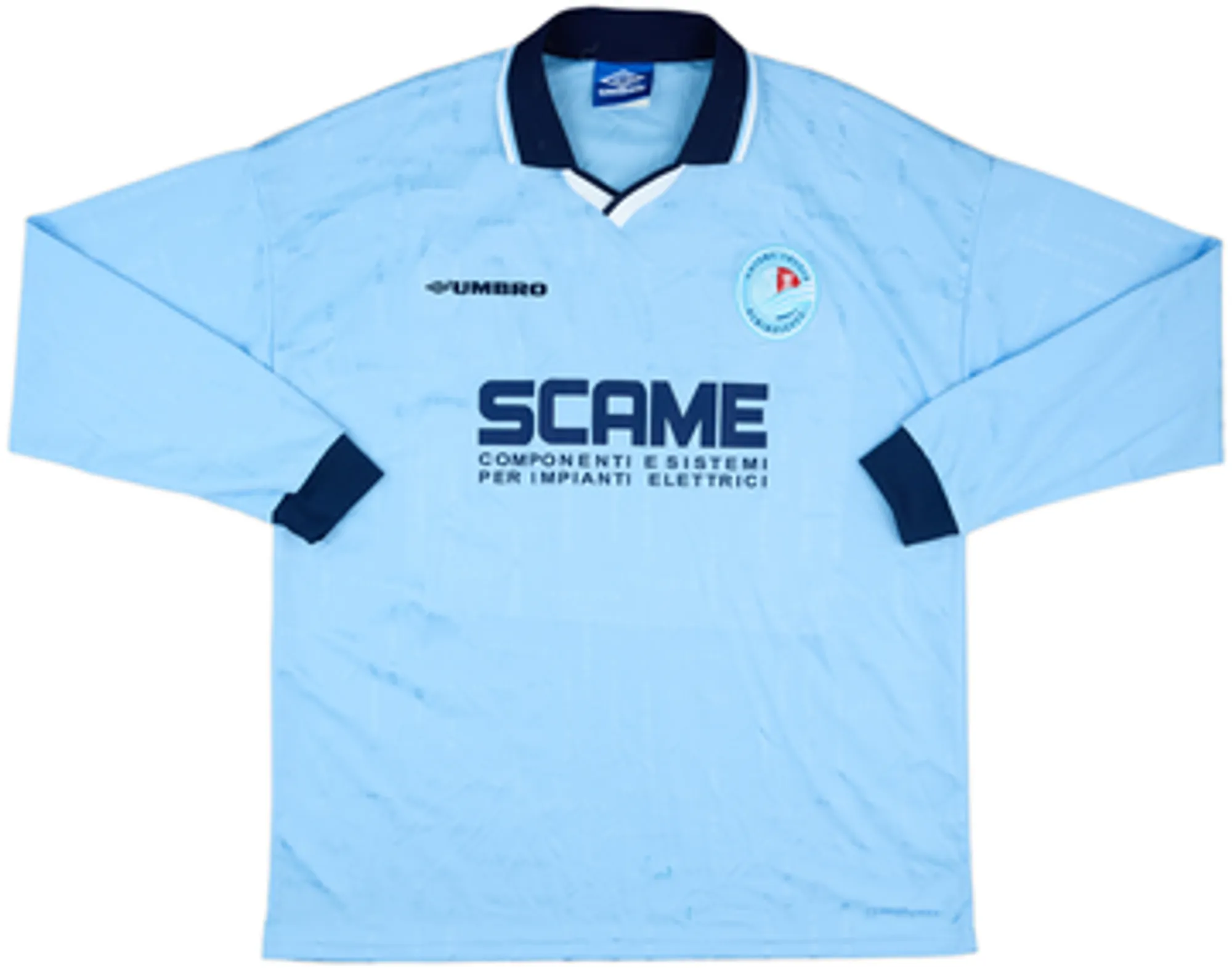 Umbro Albinoleffe Mens LS Player Issue Home Shirt 1998/99
