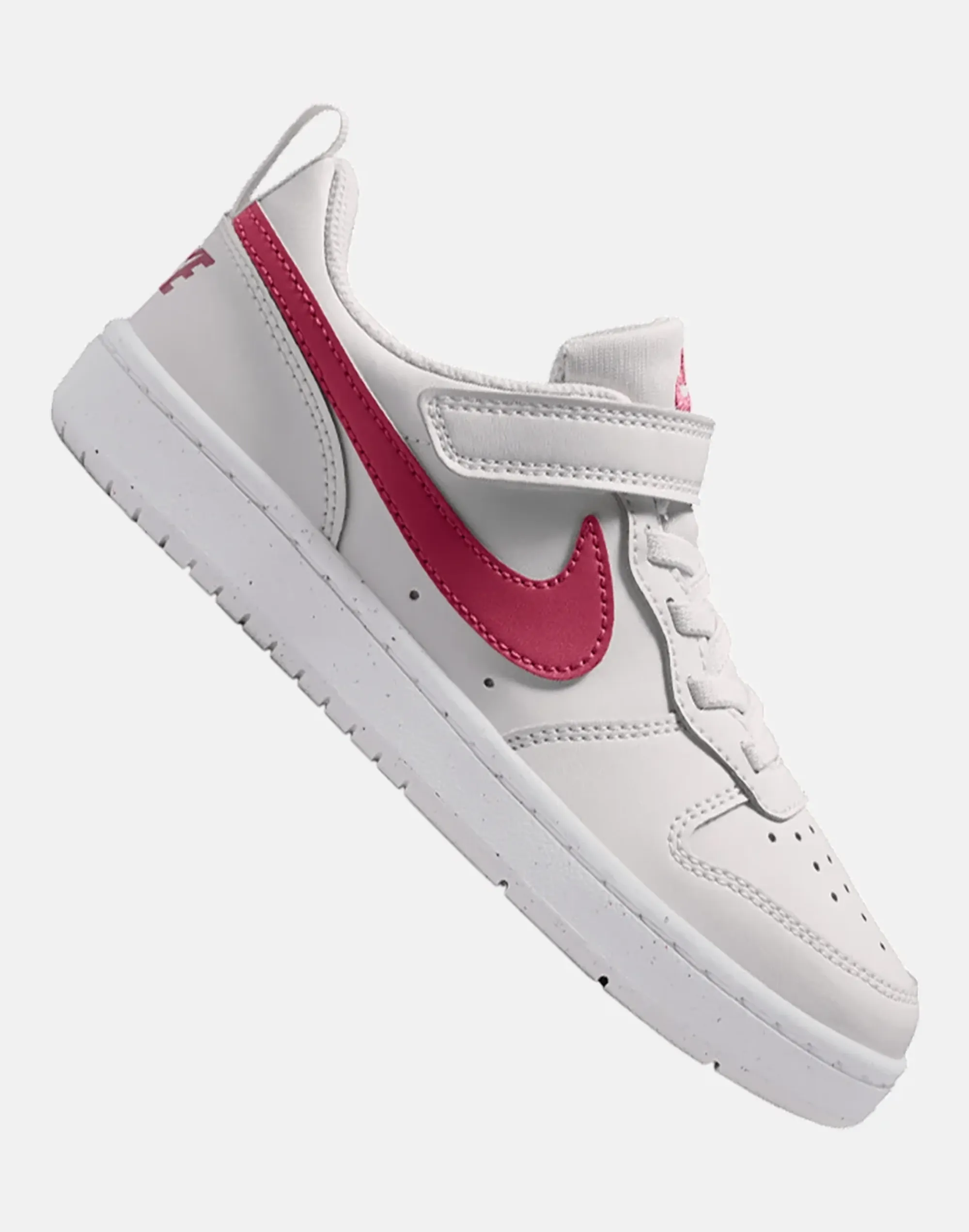 Nike Younger Kids Court Borough Low Recraft Trainers in Cream/White 