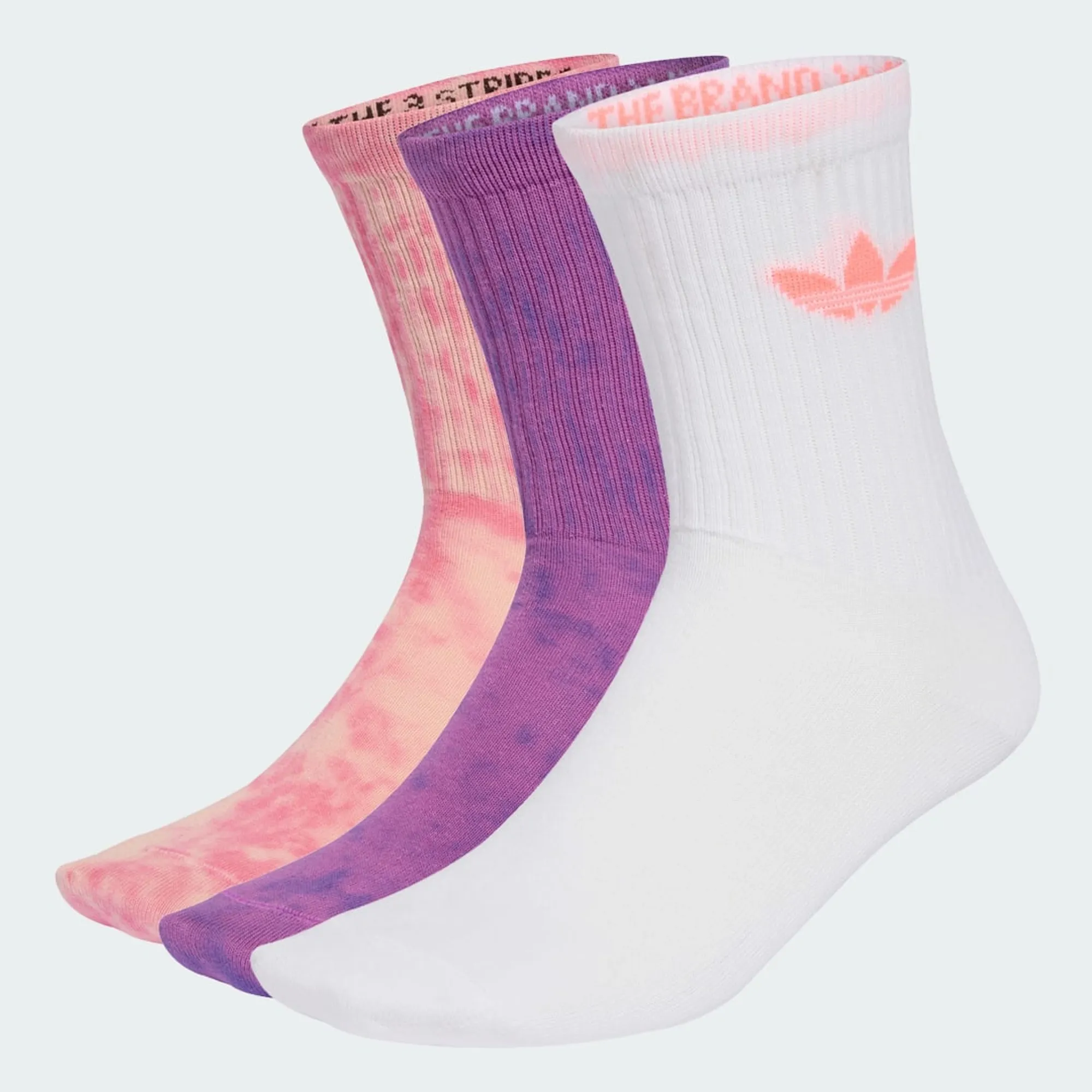 adidas Tie Dye Crew Socks 3 Pairs