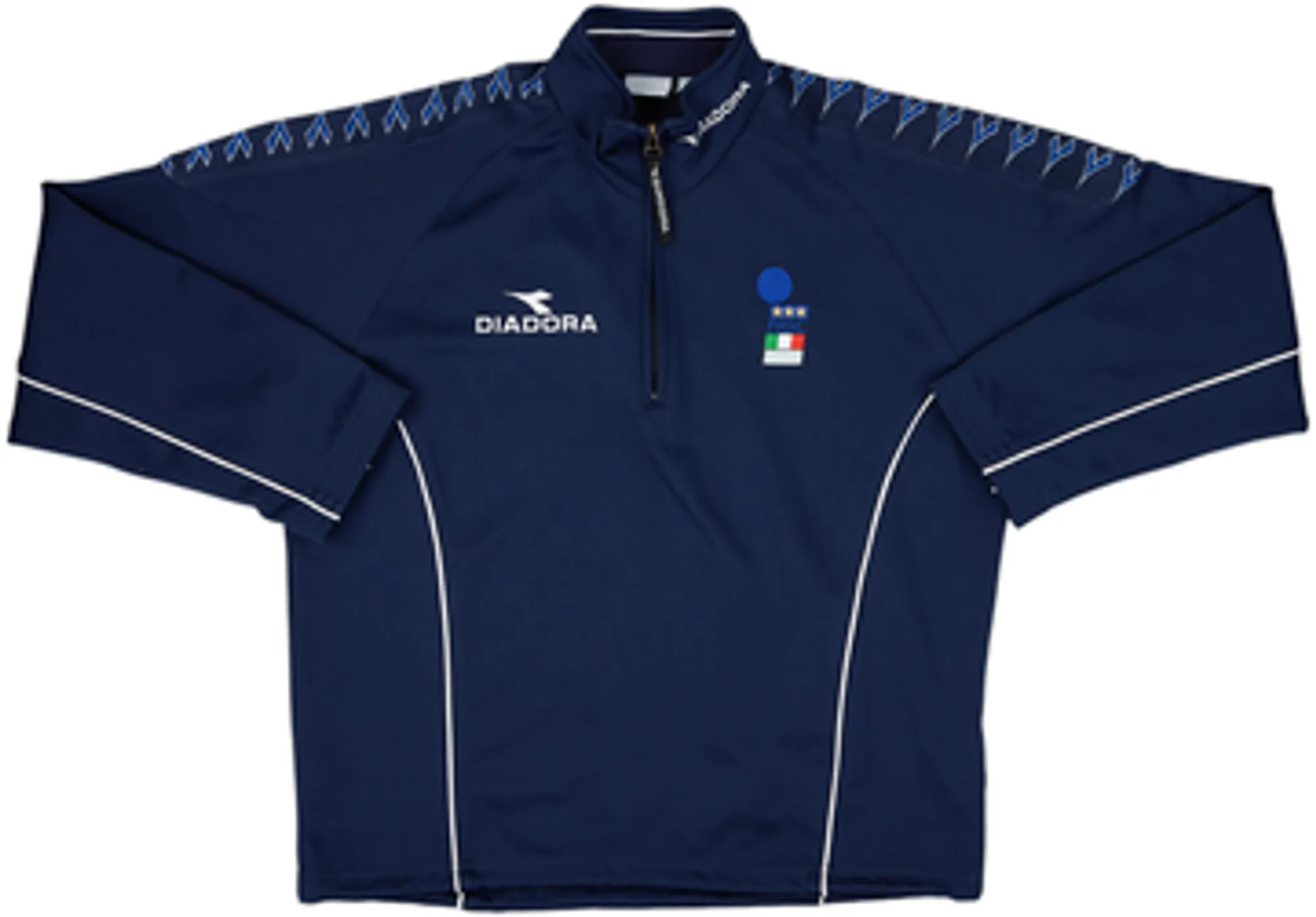 1994 Italy Diadora 1/4 Zip Drill Top - 10/10 - (M)