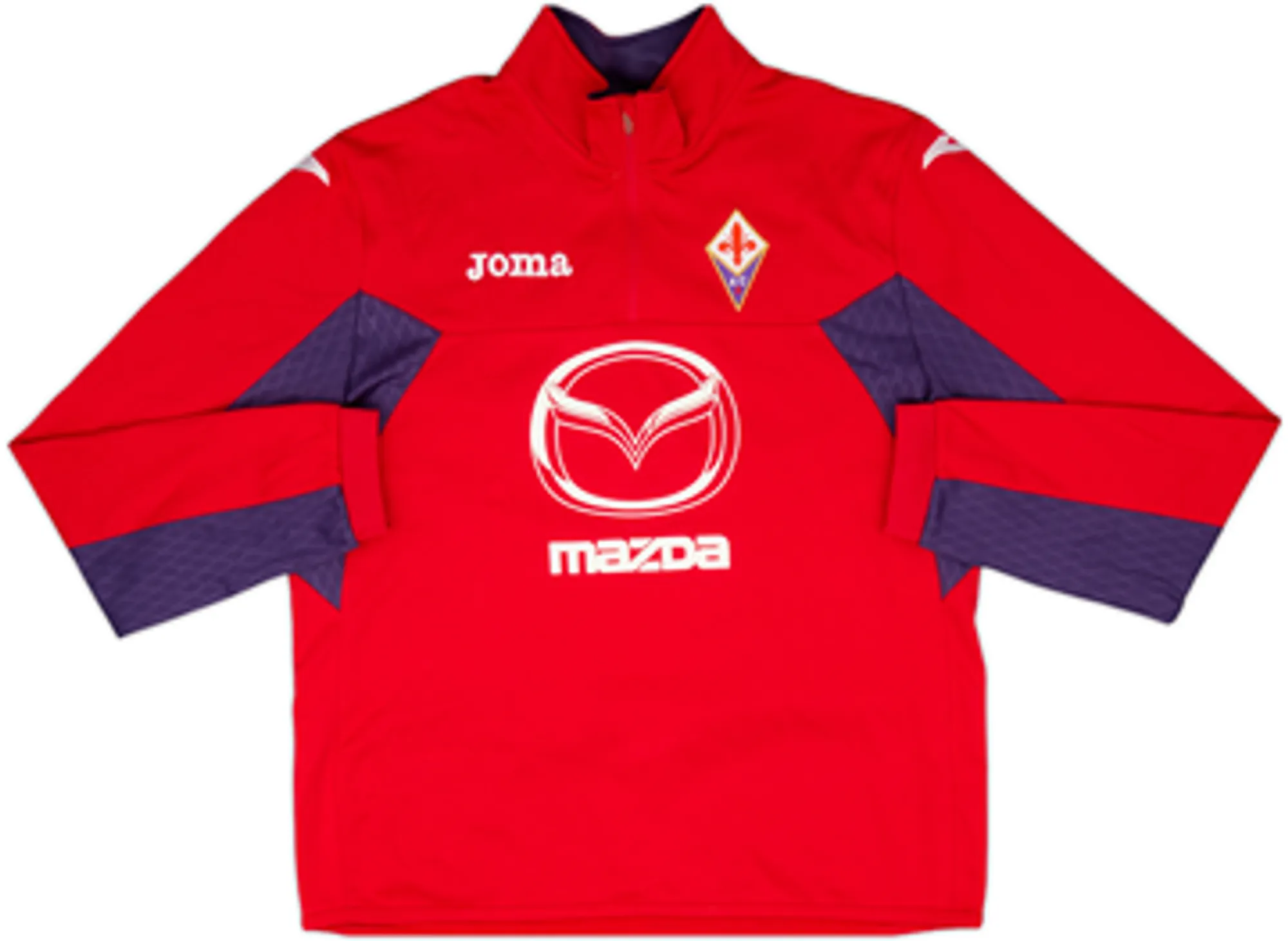 2012-13 Fiorentina Joma 1/4 Zip Drill Top - 8/10 - (XL)