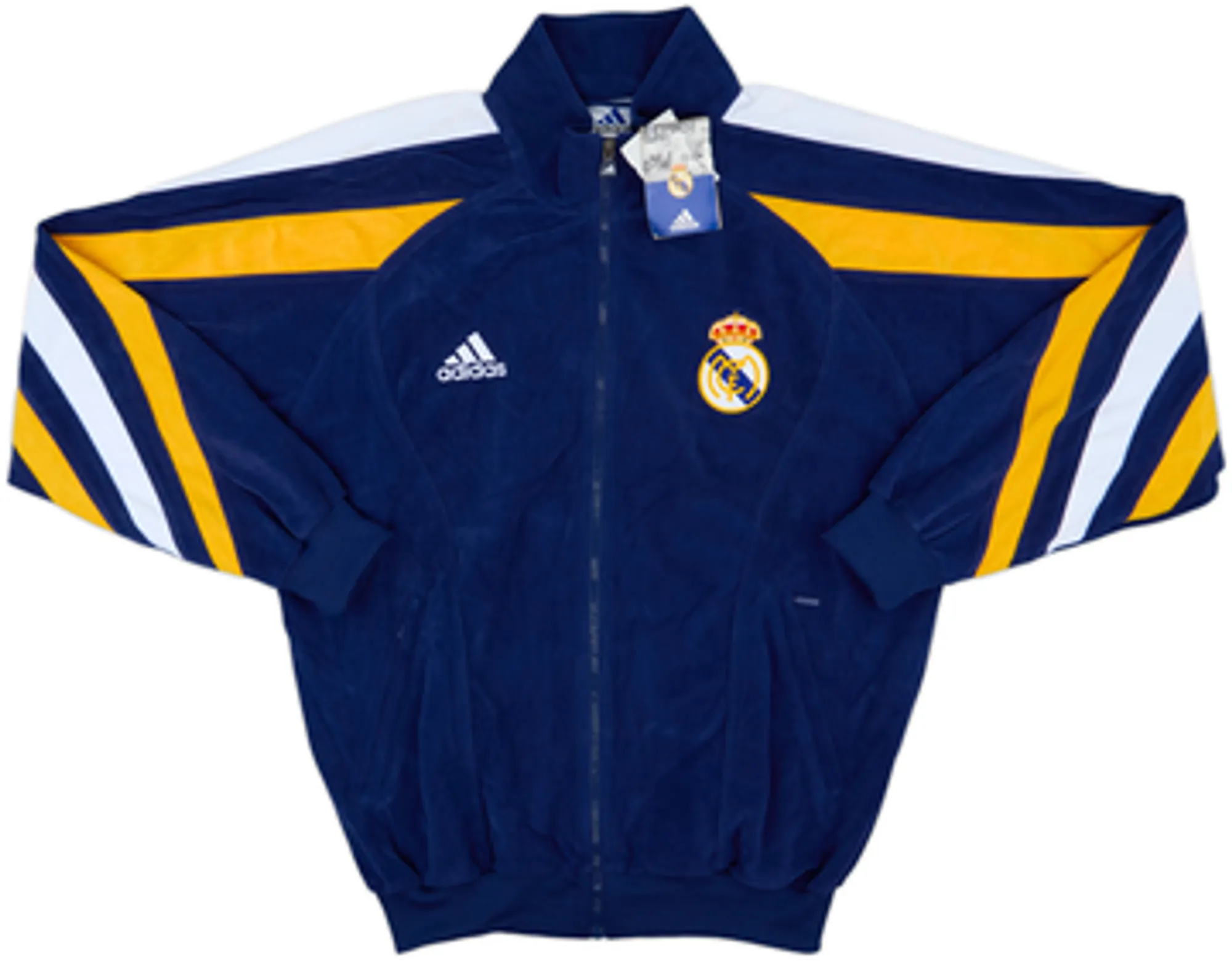 1998-99 Real Madrid adidas 1/4 Zip Fleece Top (M/L)