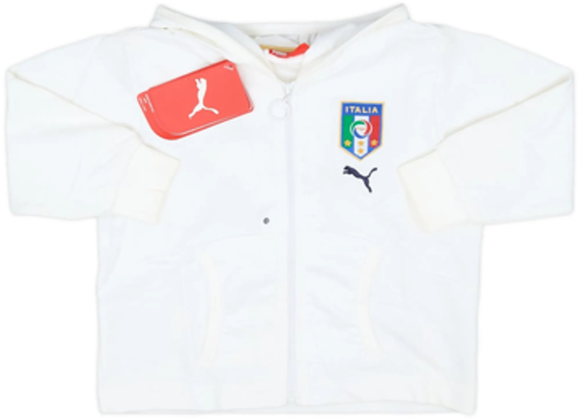 2008-09 Italy Puma Hooded Zip Top (18-24 Months)