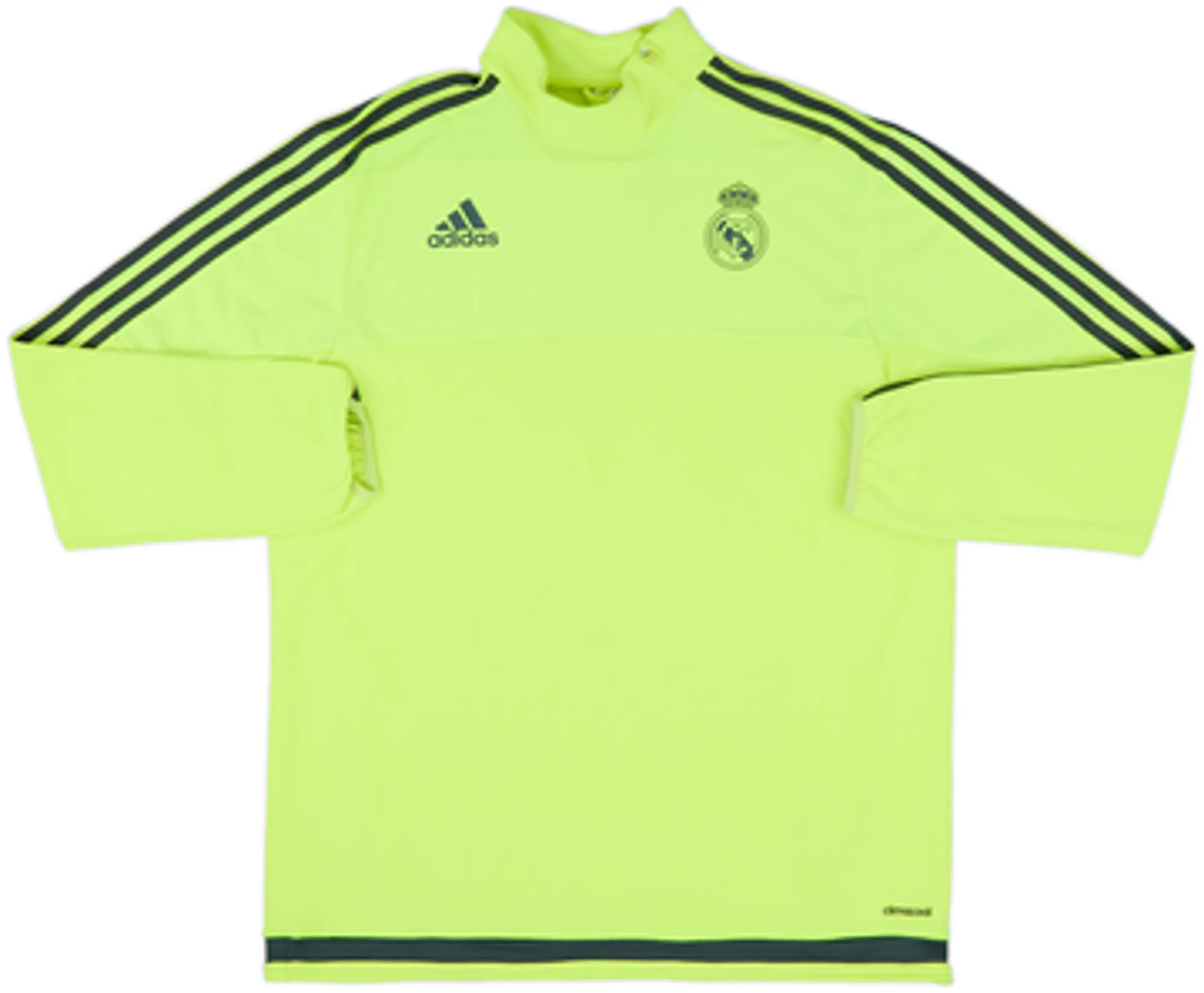 2015-16 Real Madrid adidas 1/4 Zip Drill Top - 8/10 - (L)