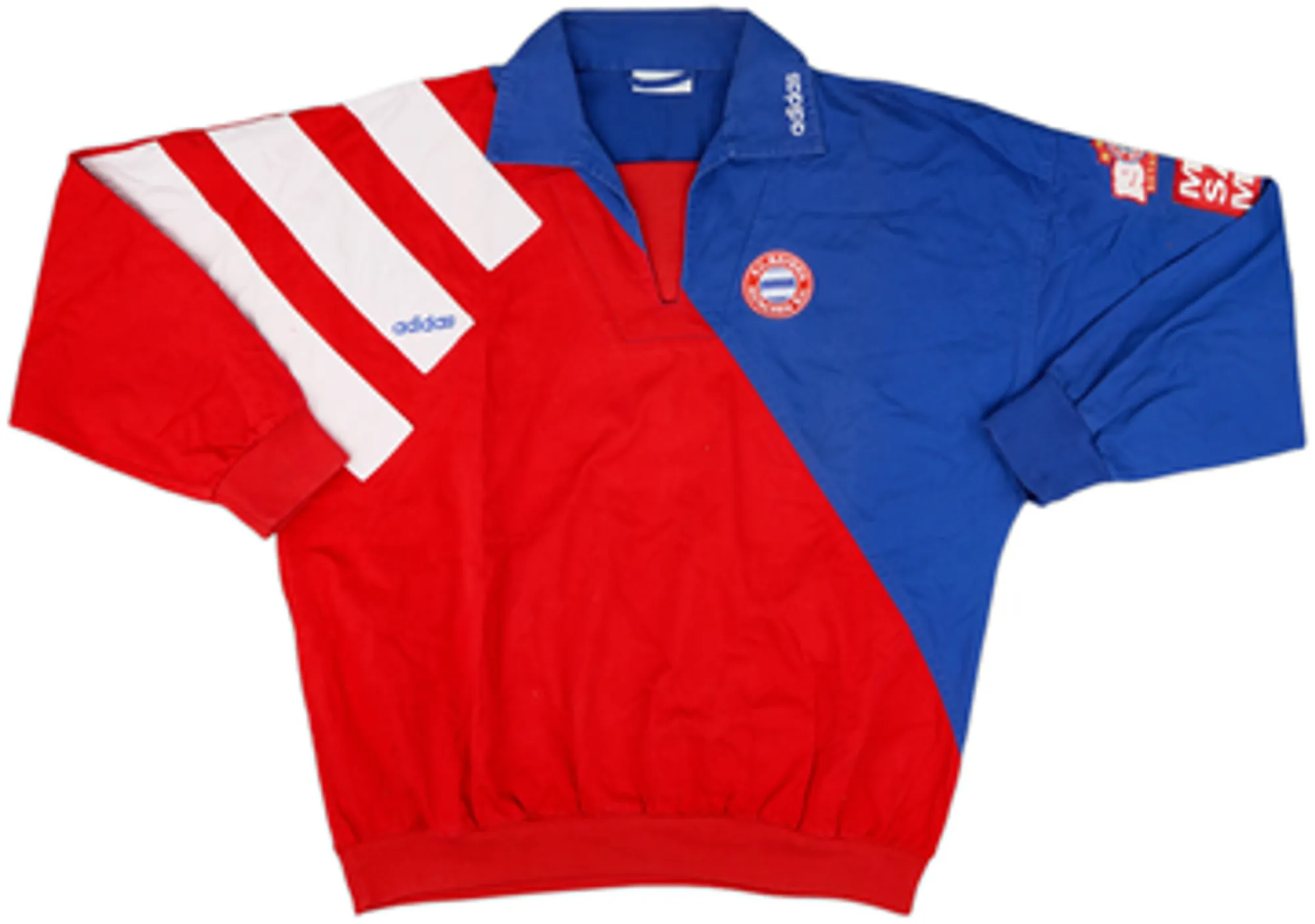 1993-95 Bayern Munich adidas Drill Top - 9/10 - (L)