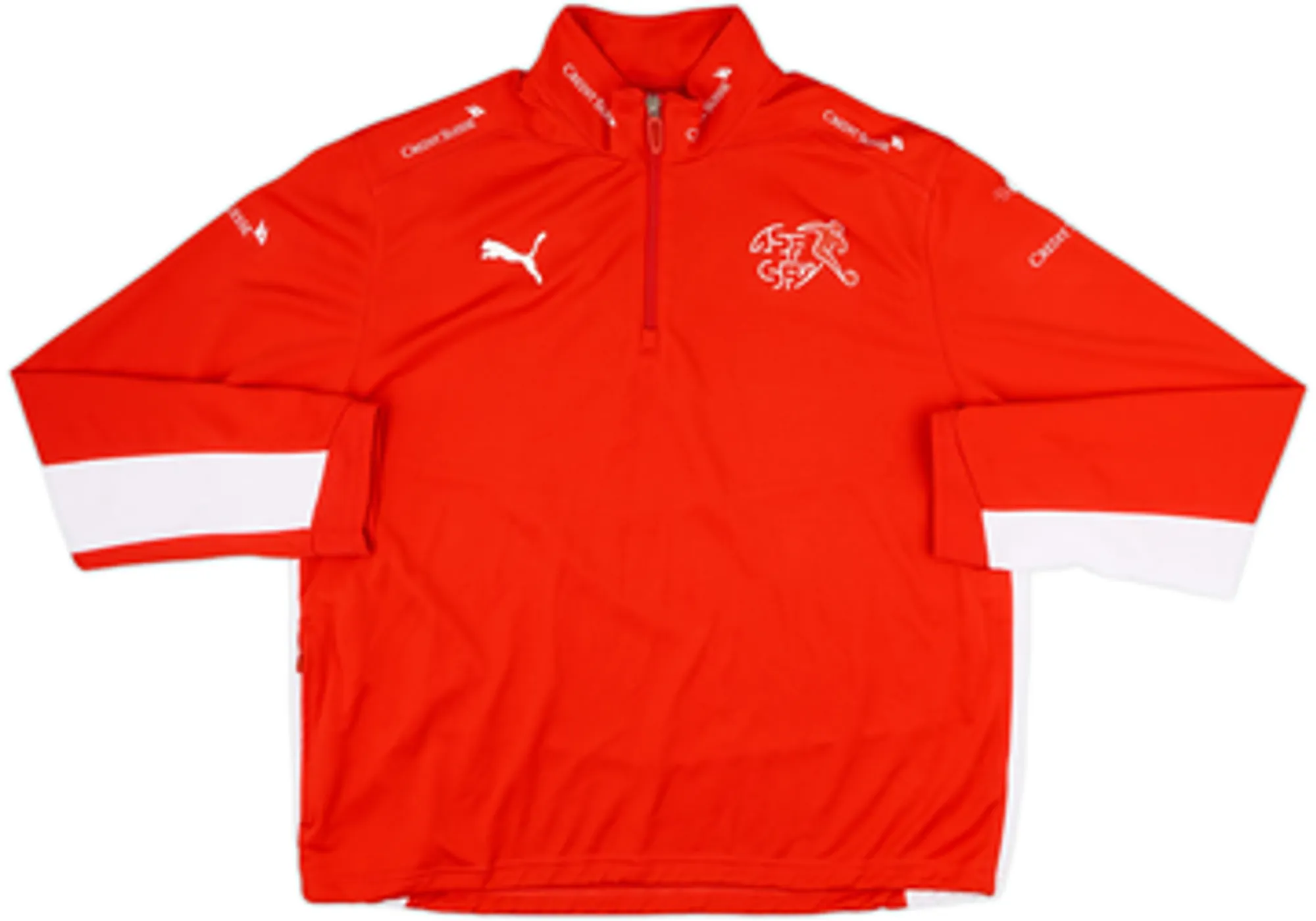 2016-17 Switzerland Puma 1/4 Zip Drill Top - 3/10 - (XL)