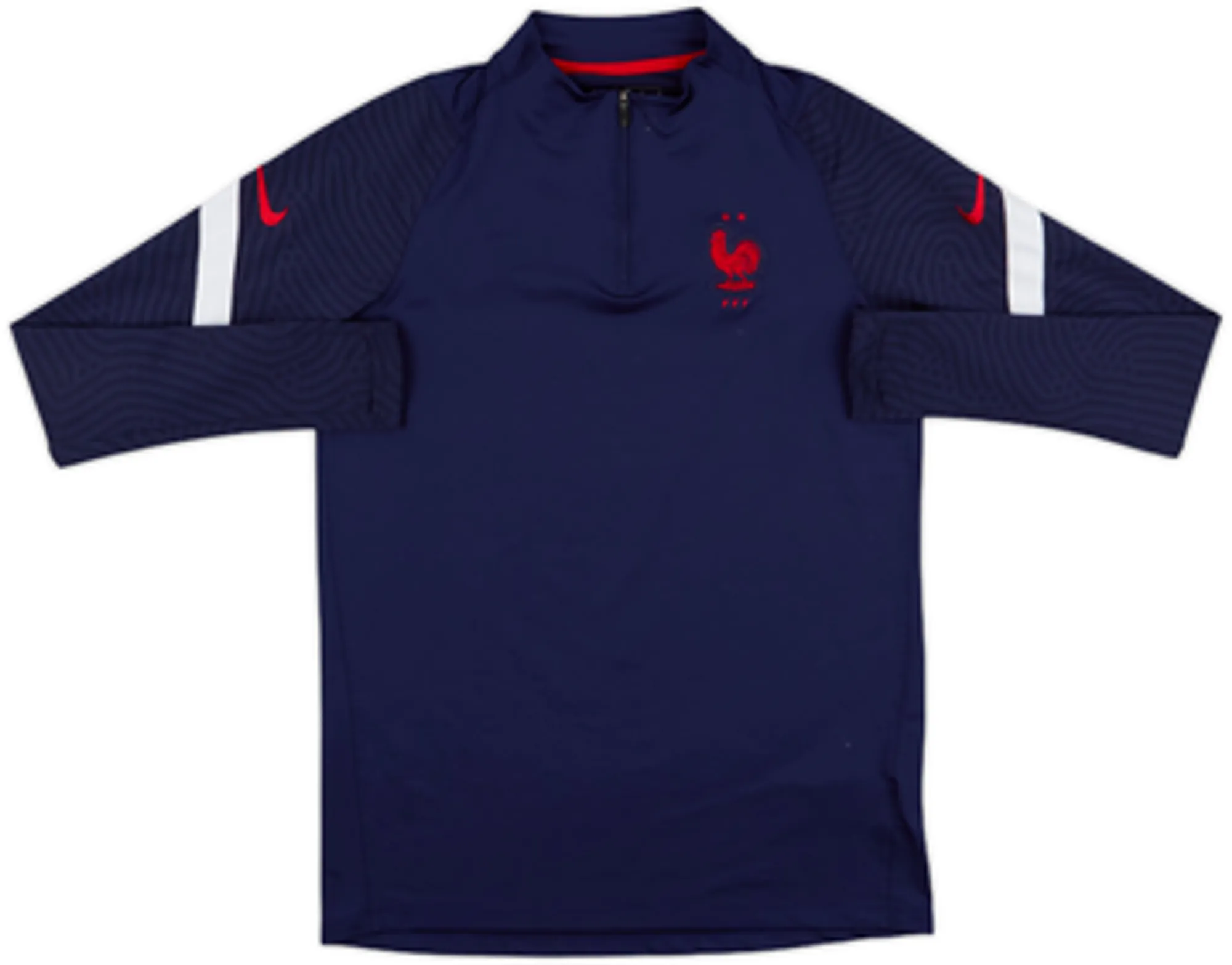 2020-21 France Nike 1/4 Zip Drill Top - 8/10 - (M)