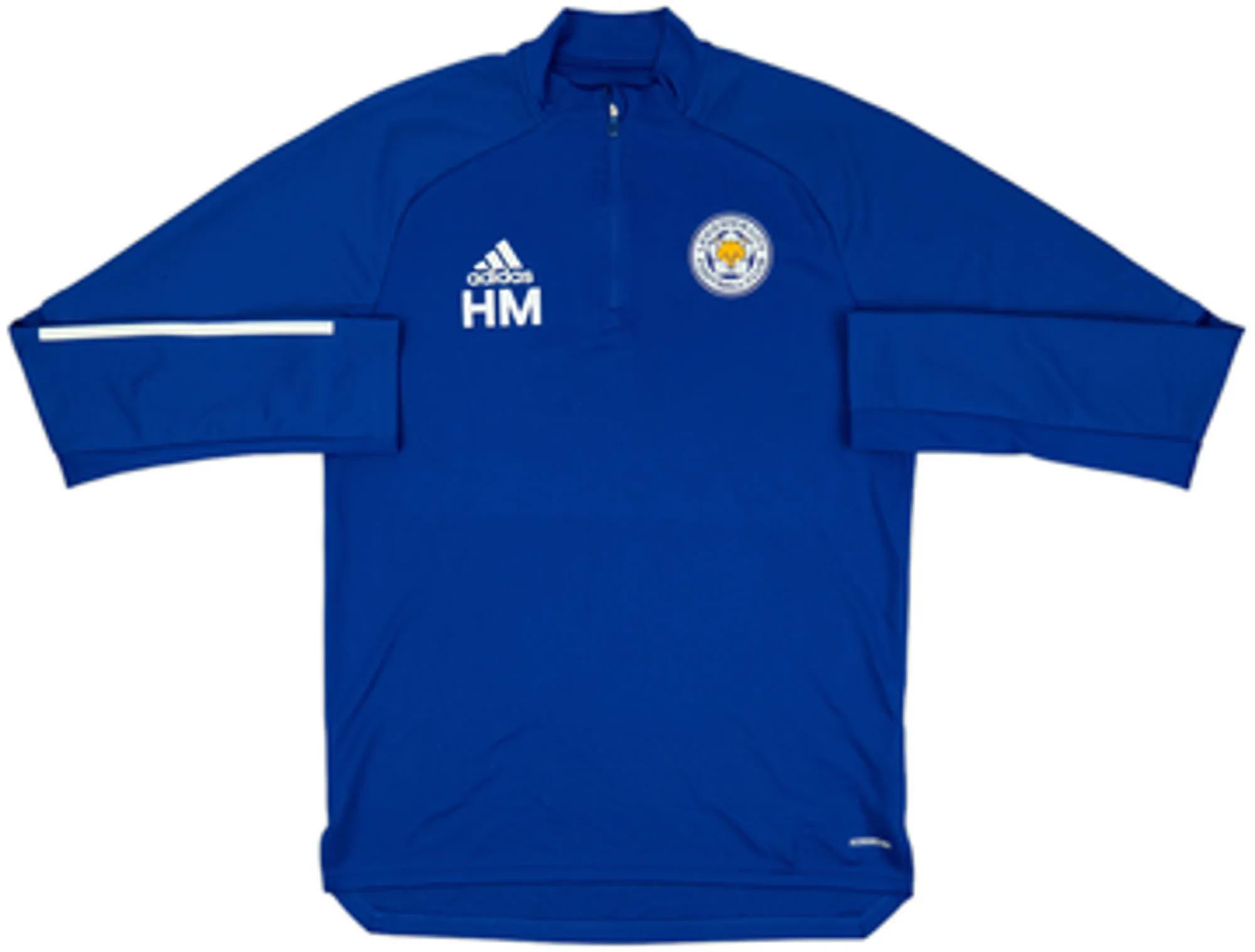 2019-20 Leicester City Staff Issue adidas 1/4 Zip Drill Top HM - 9/10 - (M)