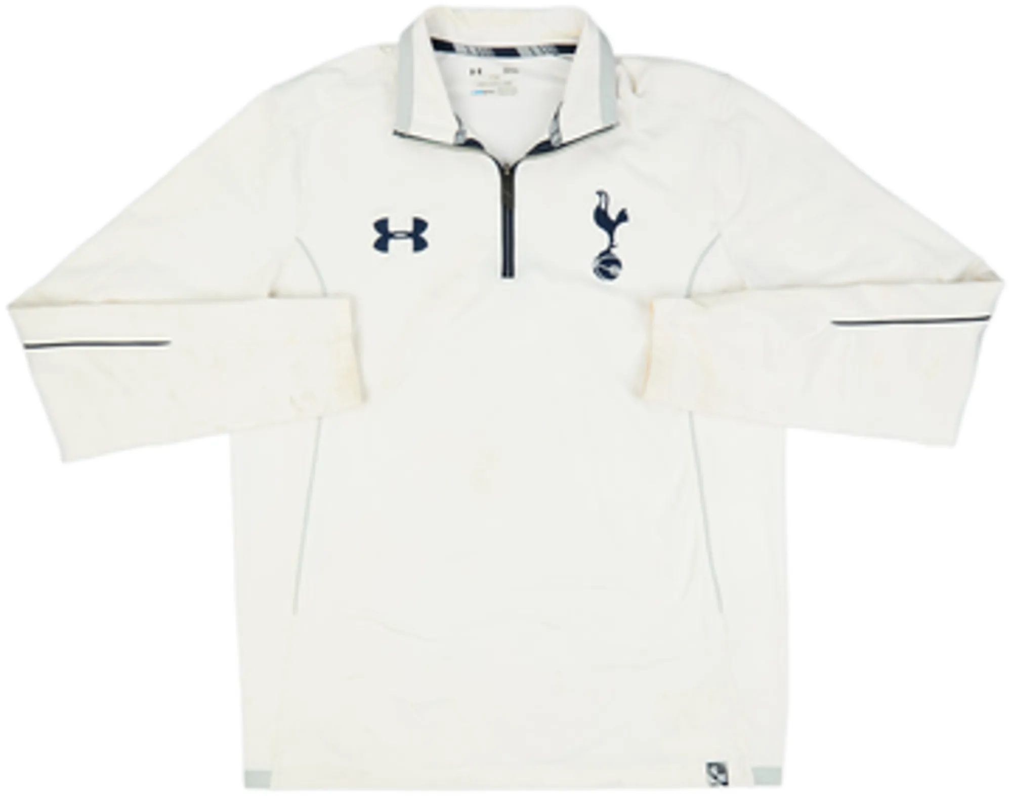 2014-15 Tottenham Under Armour 1/4 Zip Drill Top - 5/10 - (L)
