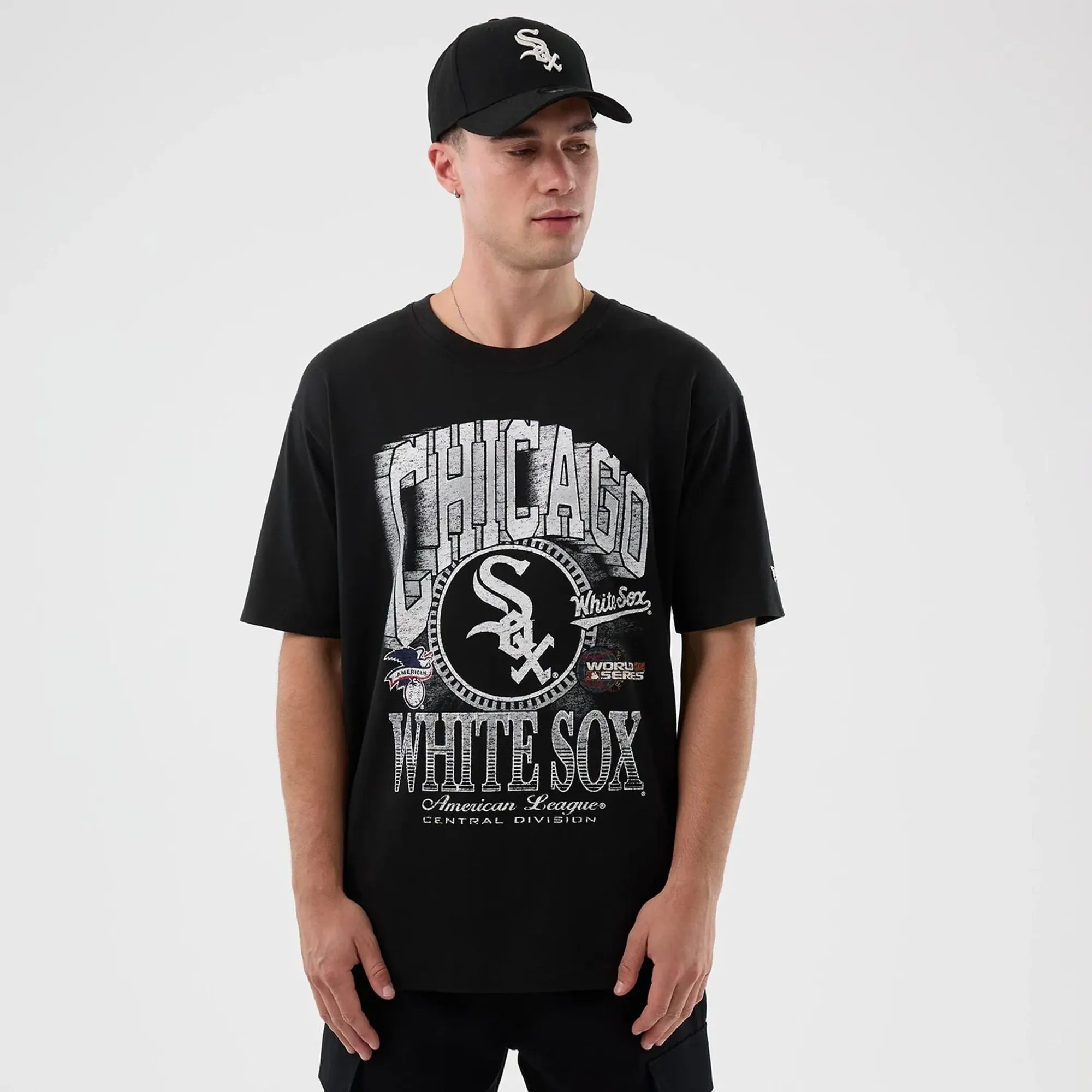Chicago White Sox MLB Sport Classic Black T-Shirt New Era Cap adult unisex