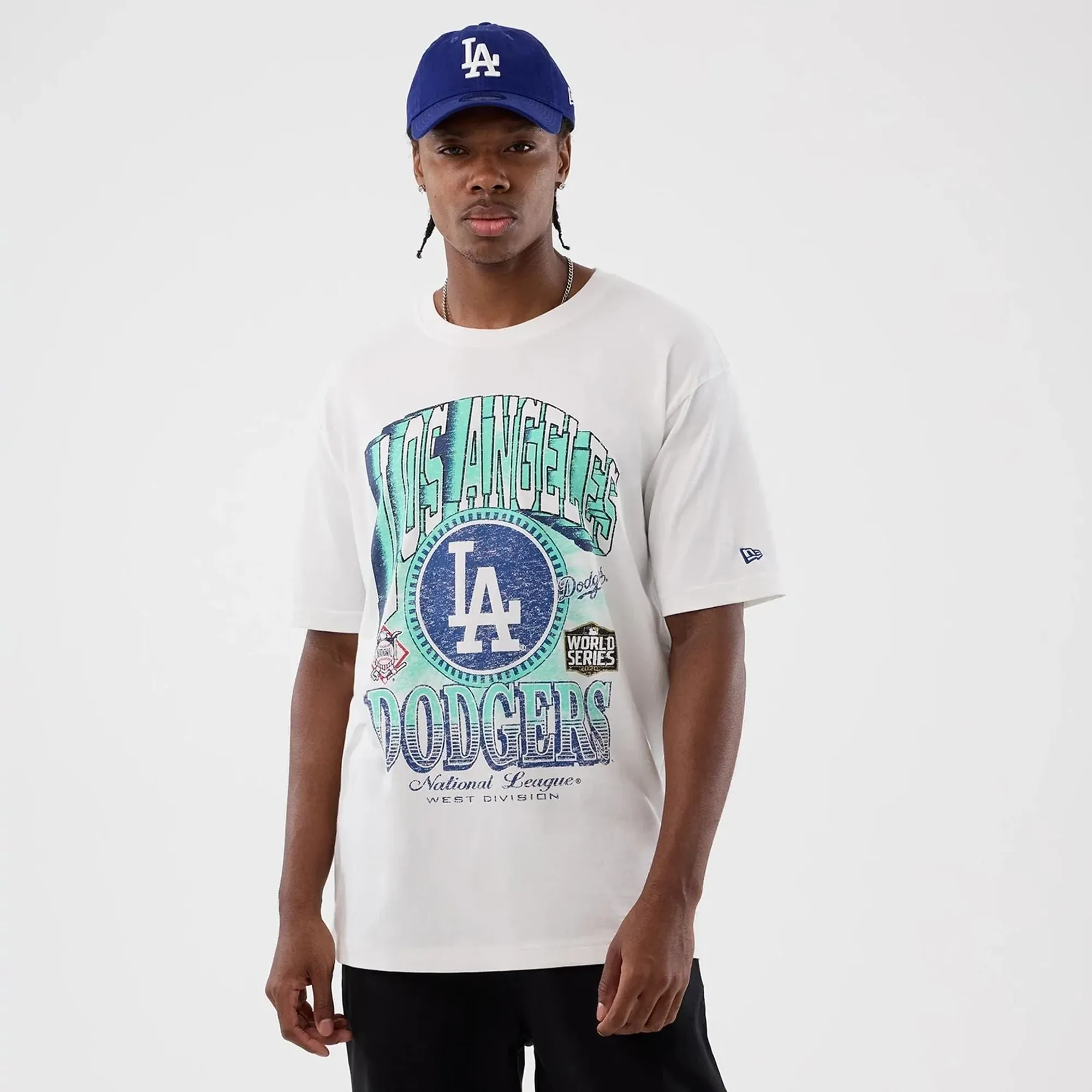 LA Dodgers MLB Sport Classic White T-Shirt New Era Cap adult unisex