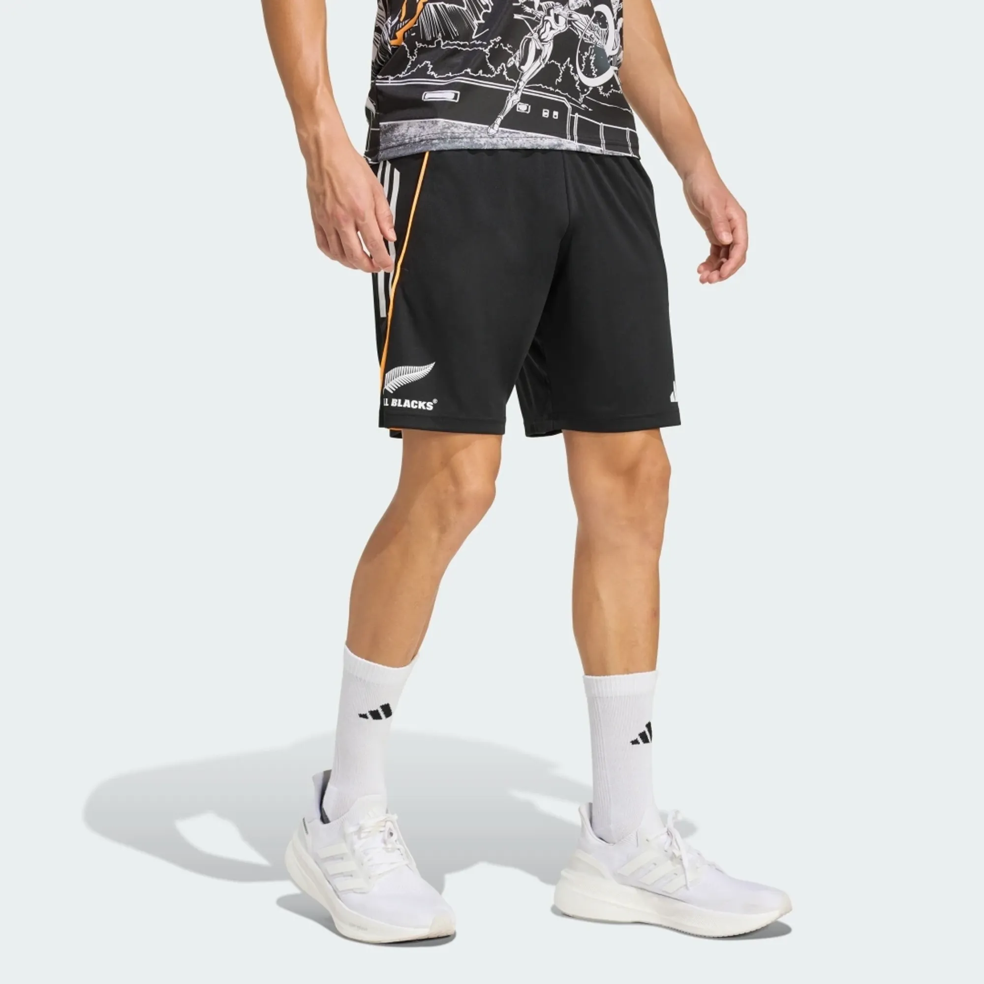 adidas ALL BLACKS MARVEL GYM SHORT