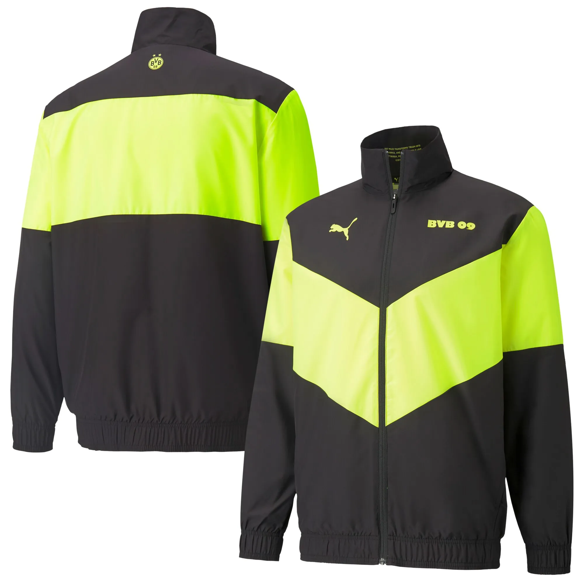 Borussia Dortmund Pre Match Jacket-Black