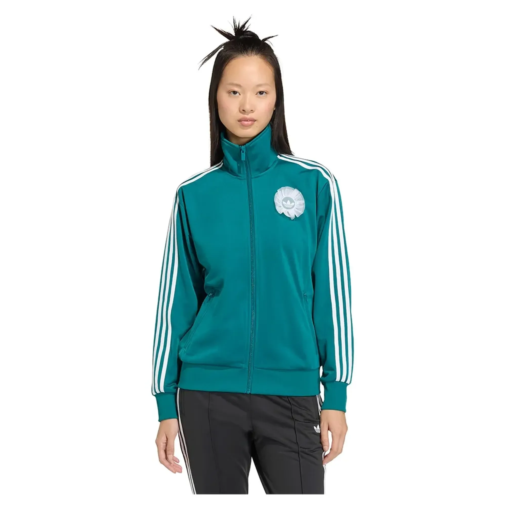 Adidas Originals Lace Branding Fb Full Zip Sweatshirt